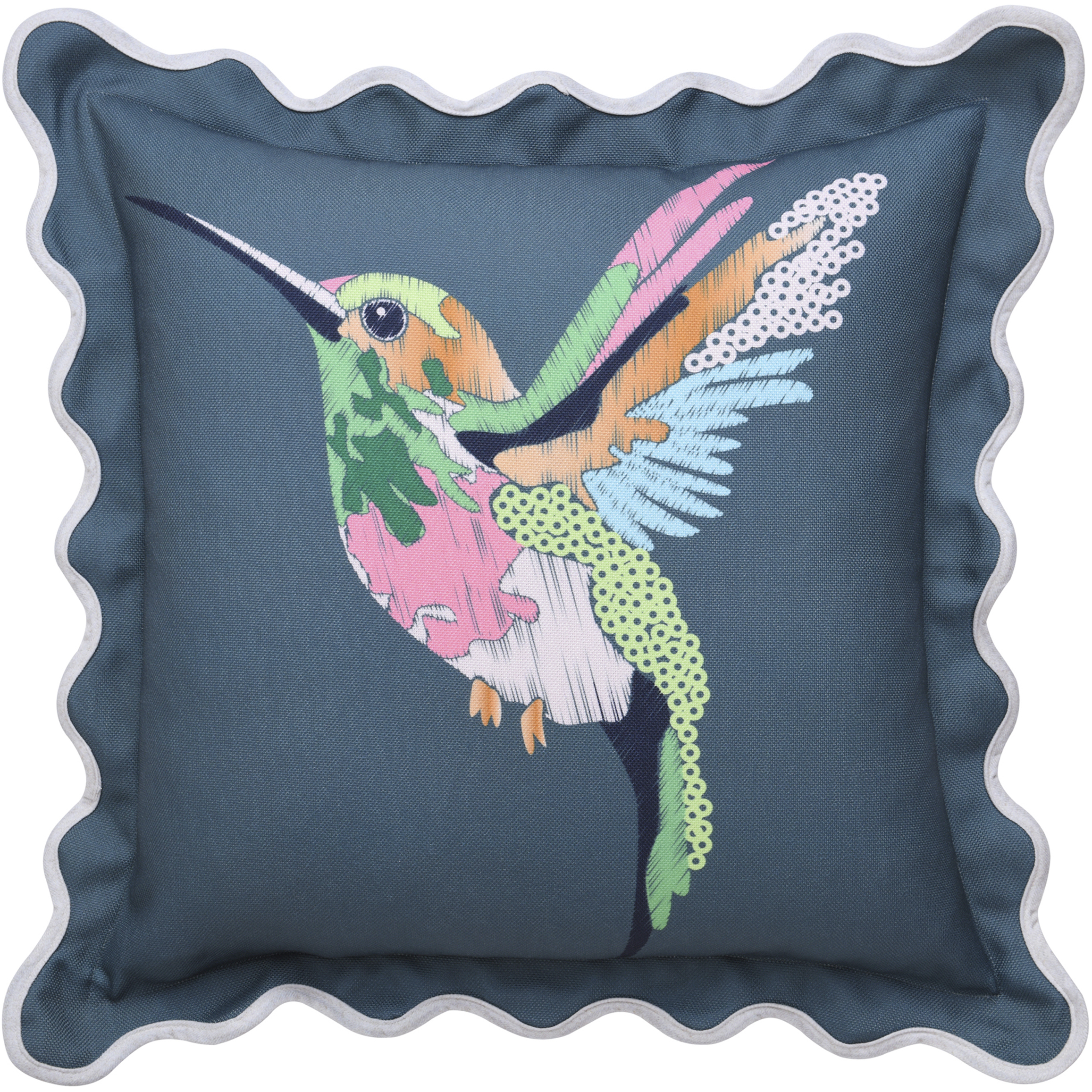 Blaire 22 X 7 inch Multi and Blue and Pink and Green Pillow