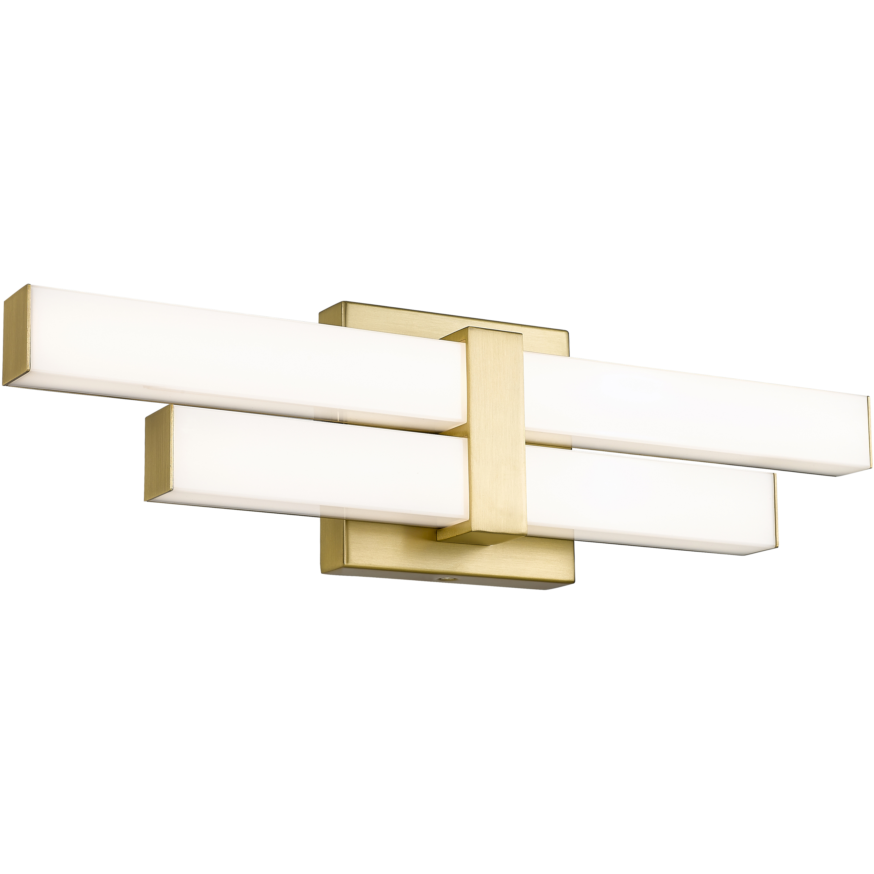 Zane LED 18 inch Modern Gold Vanity Wall Light
