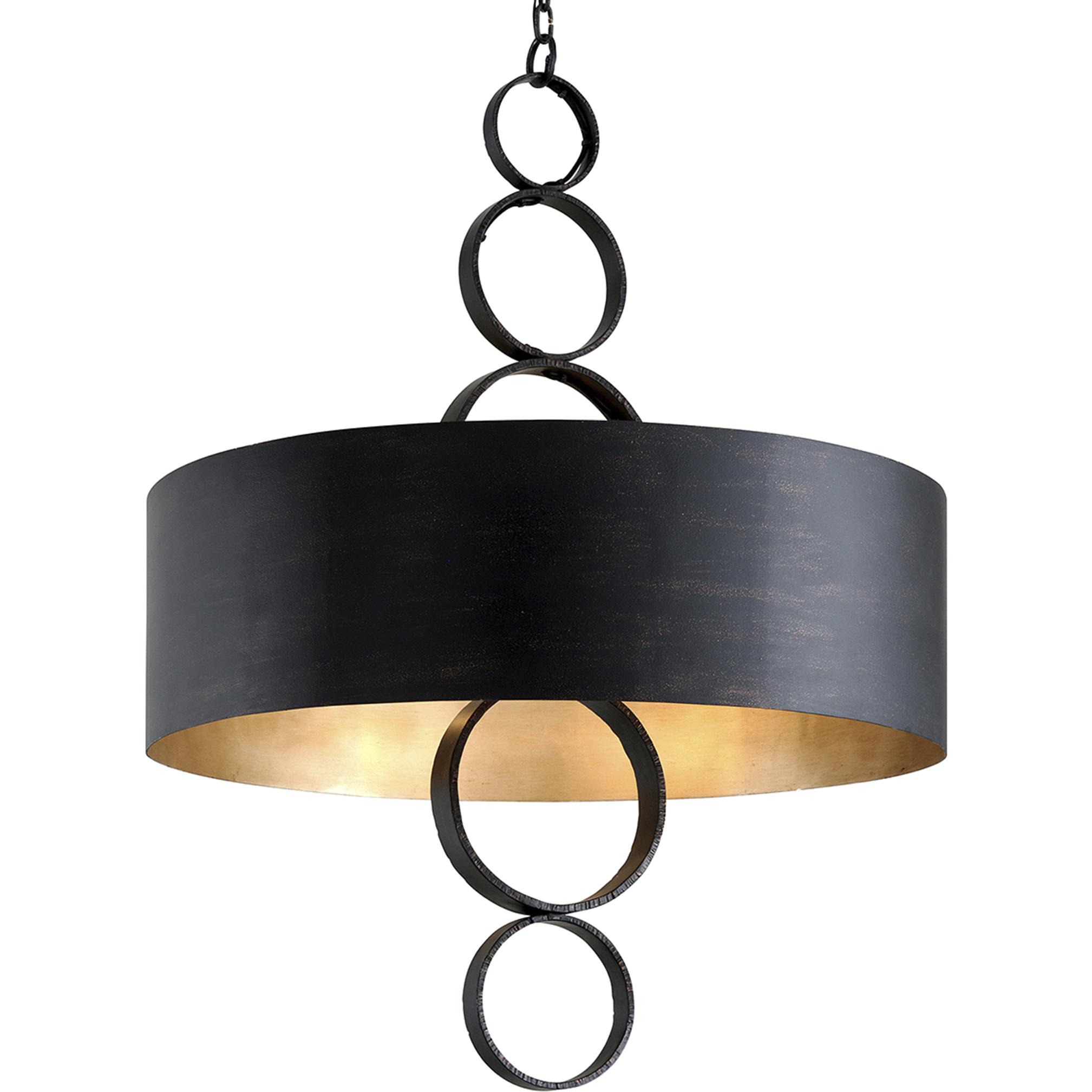 Rivington 8 Light 36.25 inch Charred Copper Chandelier Ceiling Light
