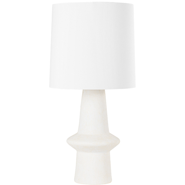Ramapo 31.5 inch 60 watt Aged Brass and Pale Flax Ceramic Table Lamp Portable Light