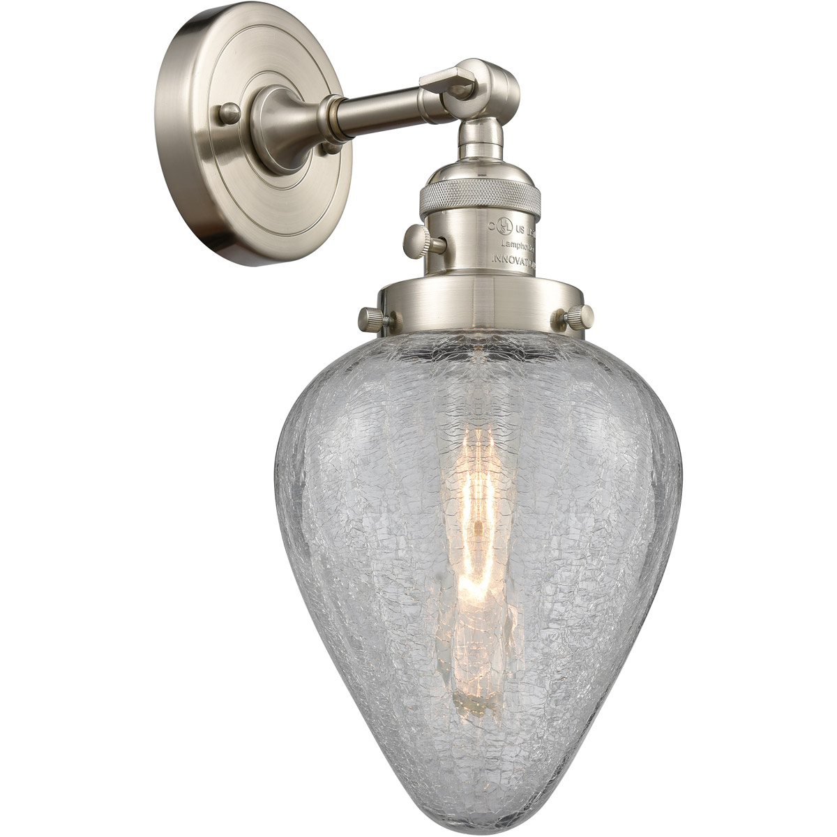 Franklin Restoration Geneseo LED 7 inch Brushed Satin Nickel Sconce Wall Light, Franklin Restoration