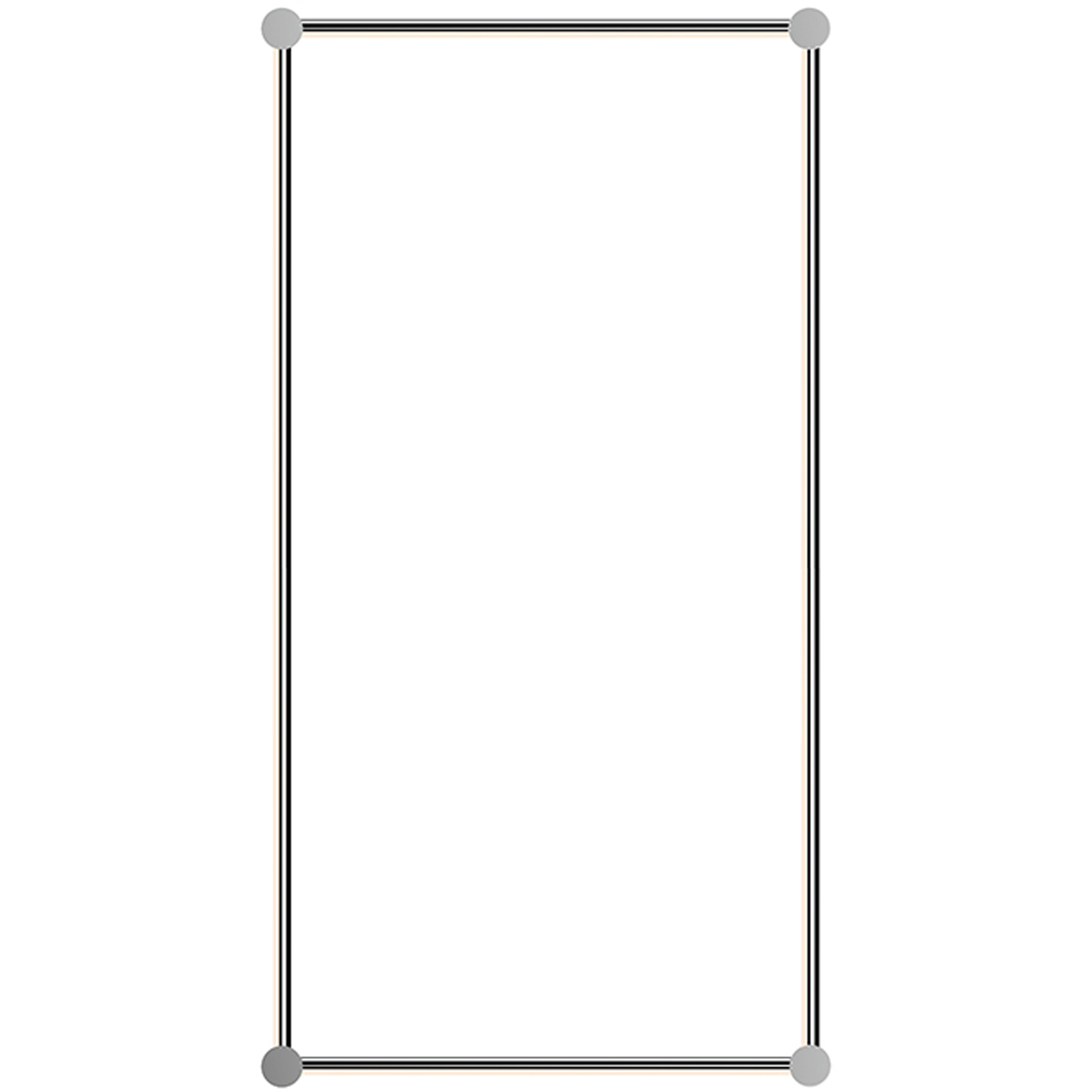 Purolinear 360 LED 25 inch Polished Chrome ADA Wall Bar Light Wall Light