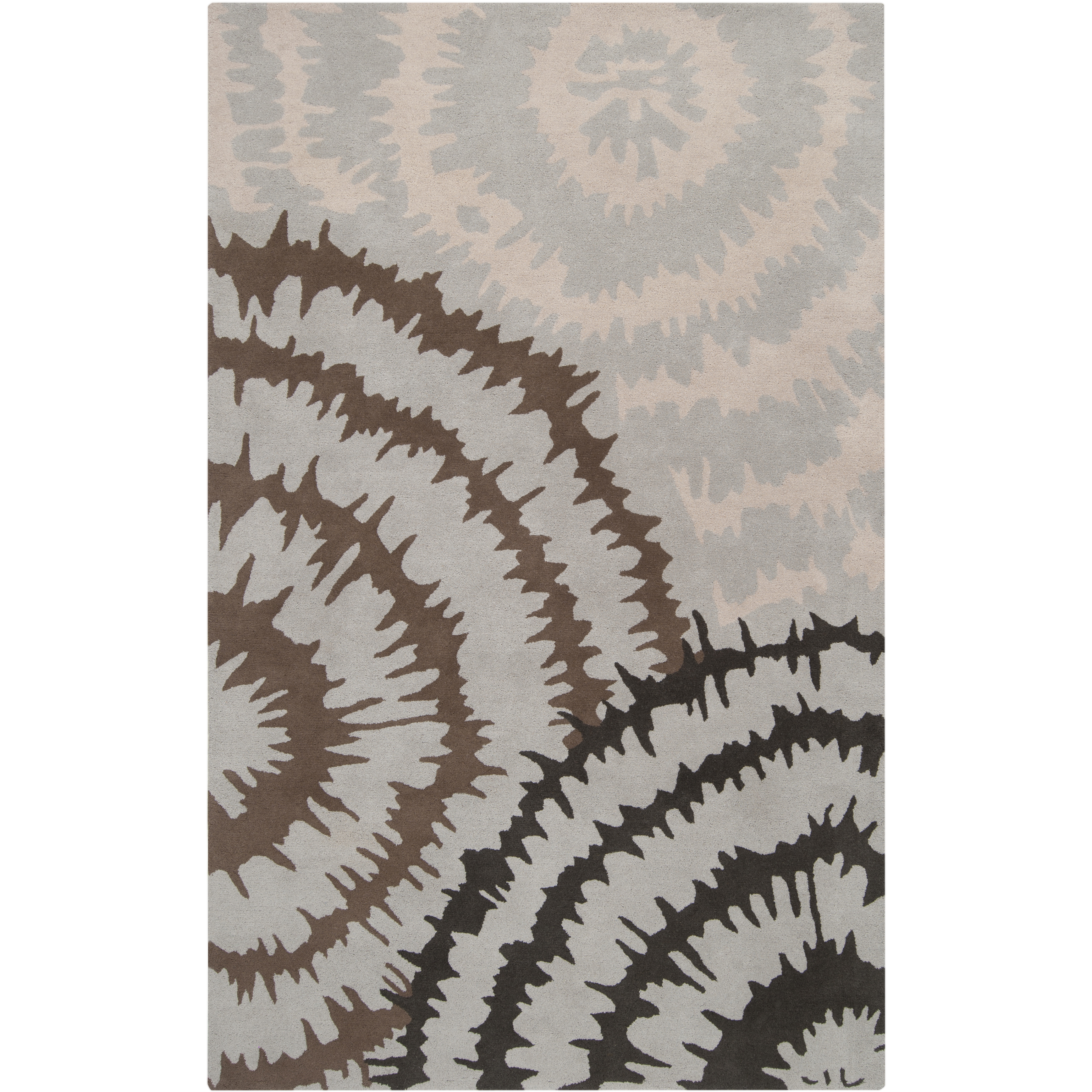 Harlequin 144 X 108 inch Light Gray, Charcoal, Camel, Beige Rug