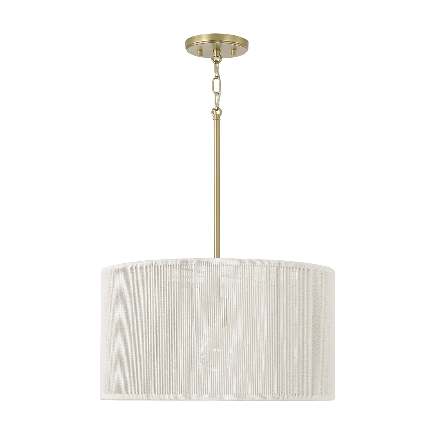 Tara 1 Light 18 inch Matte Brass Pendant Ceiling Light