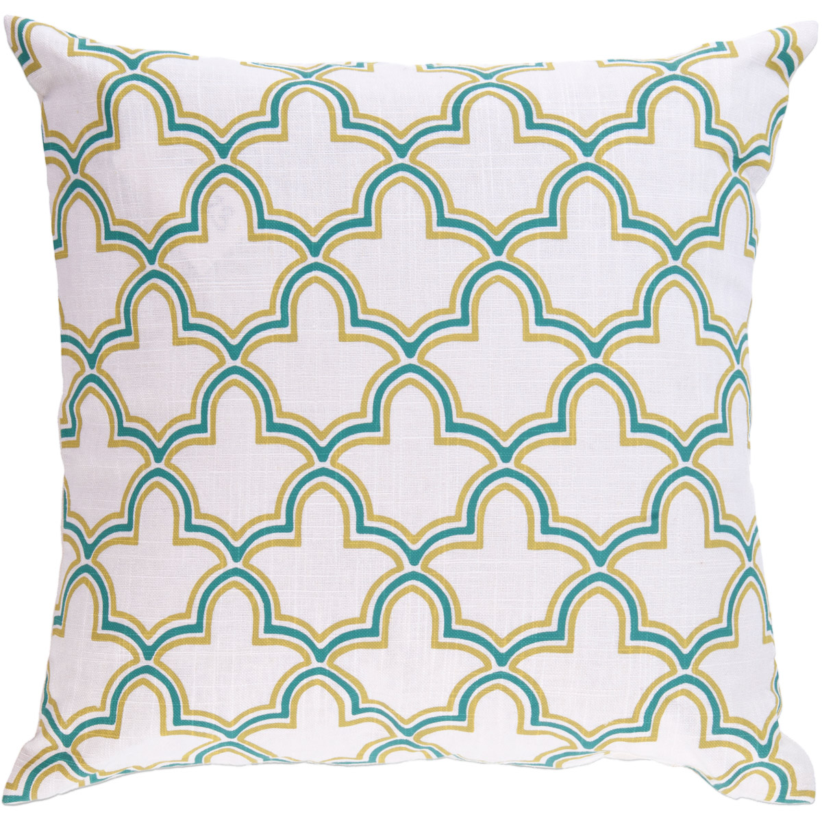 Marji 22 inch Cream, Lime, Emerald Pillow Kit