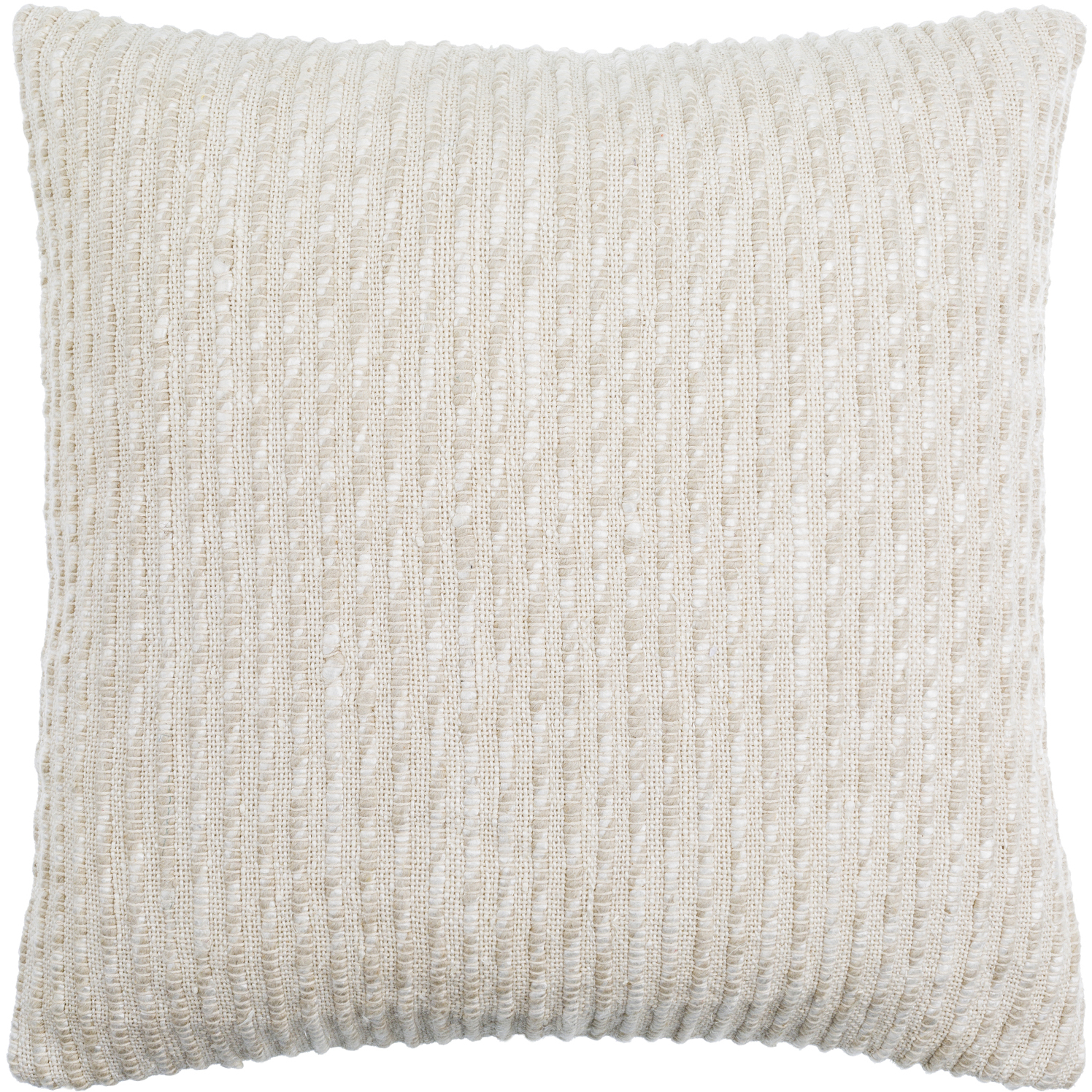 Raleigh 18 X 18 inch Ivory/White Accent Pillow