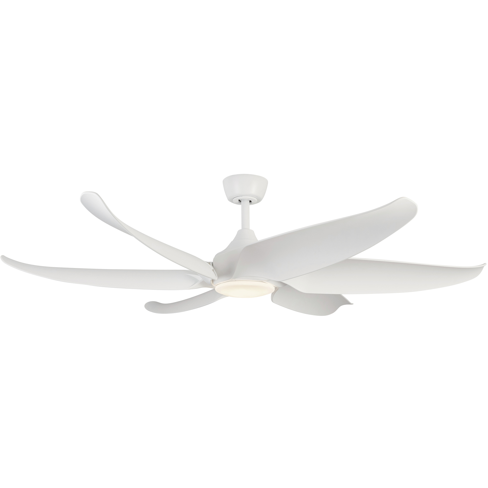 Coronado 60 inch Matte Black Ceiling Fan in Matte White