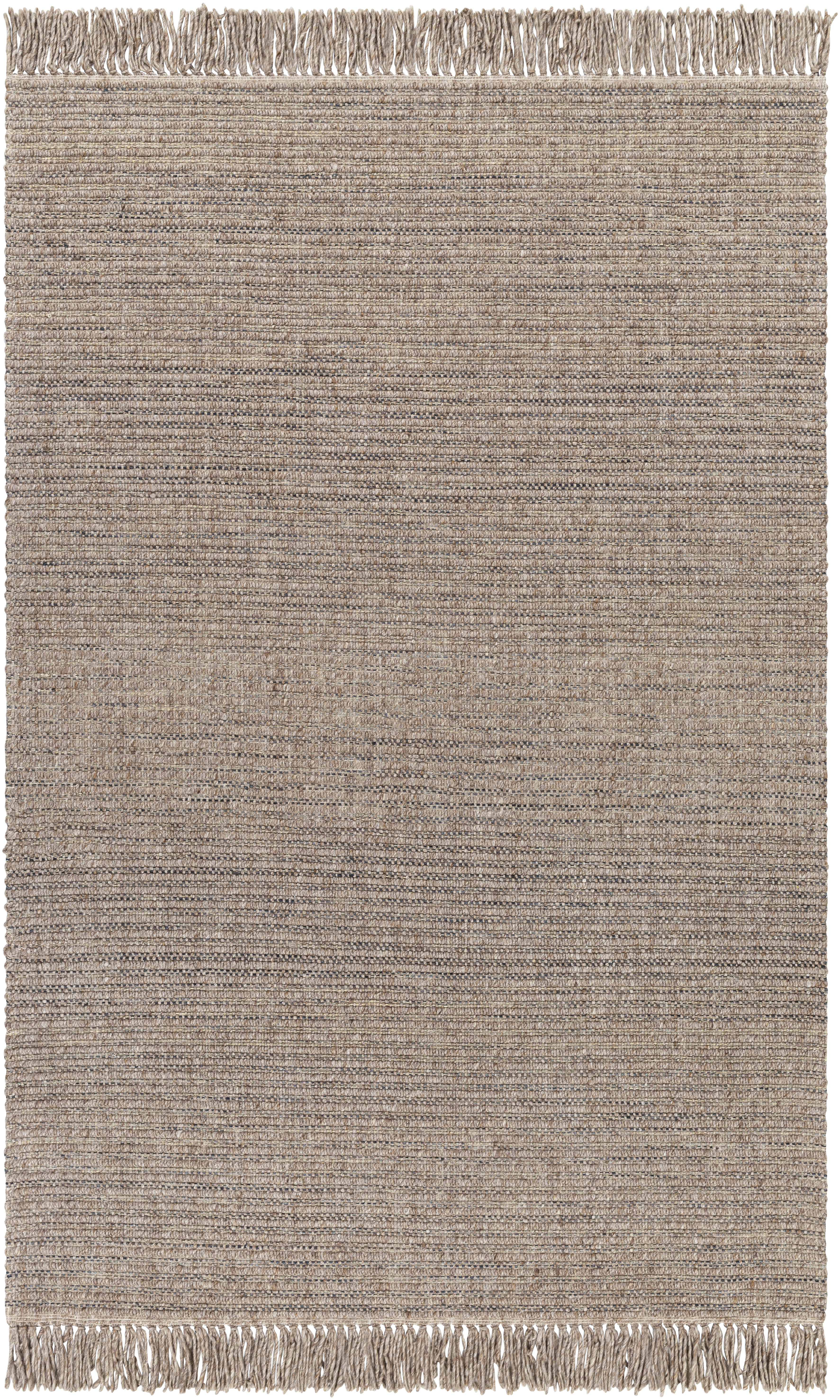 Cecelia 108 X 72 inch Dark Brown Rug, Rectangle