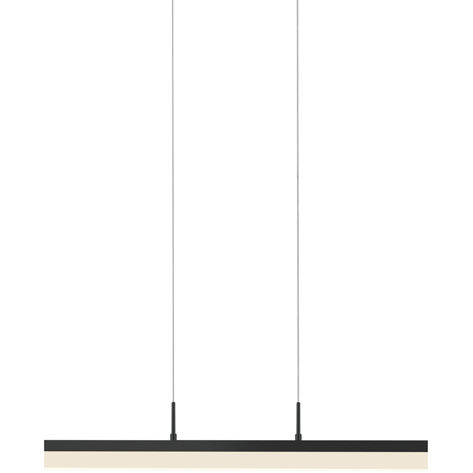 Stiletto LED 24.25 inch Satin Black Pendant Ceiling Light in Standard Suspension