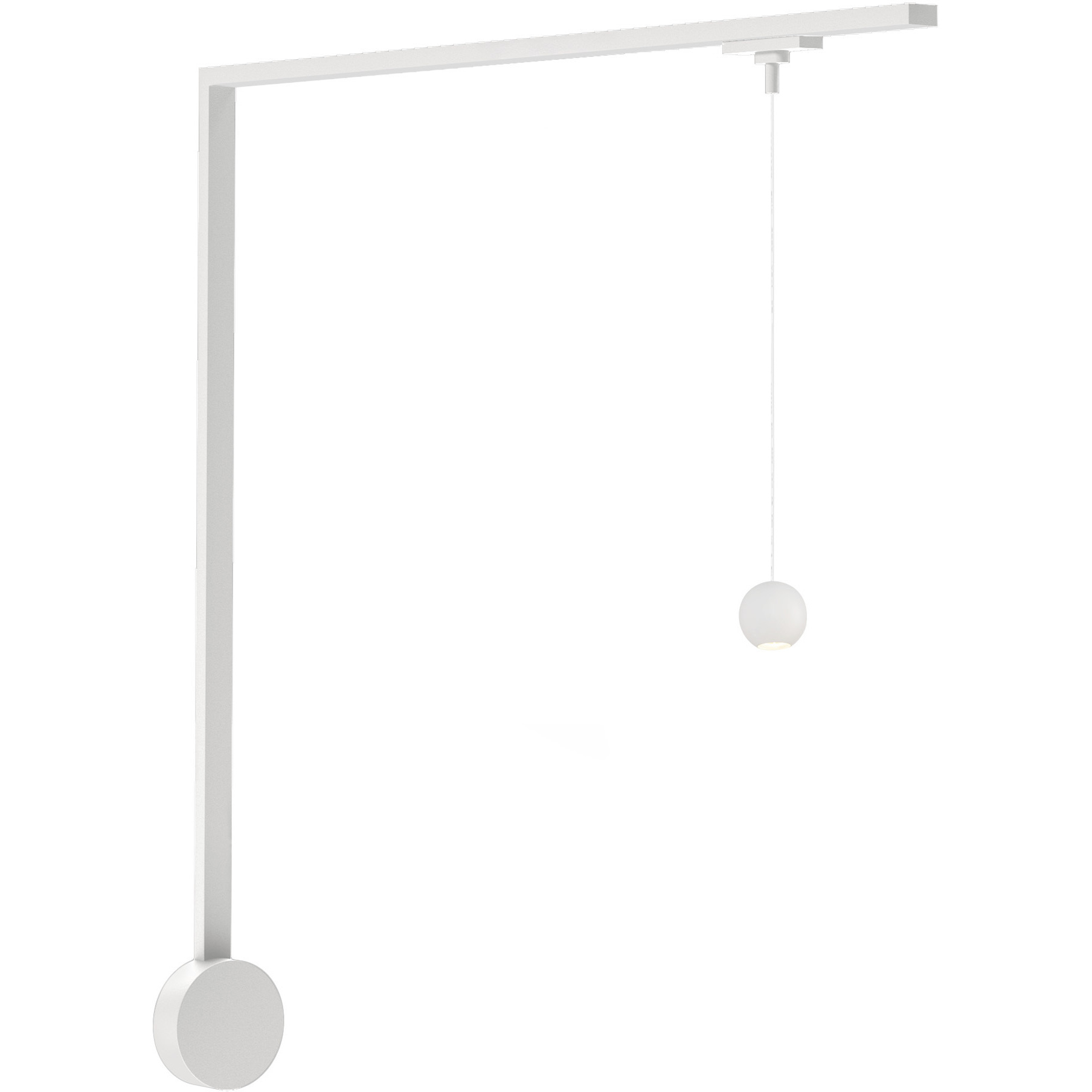 Faria 120 White Trilo Track Ceiling Light