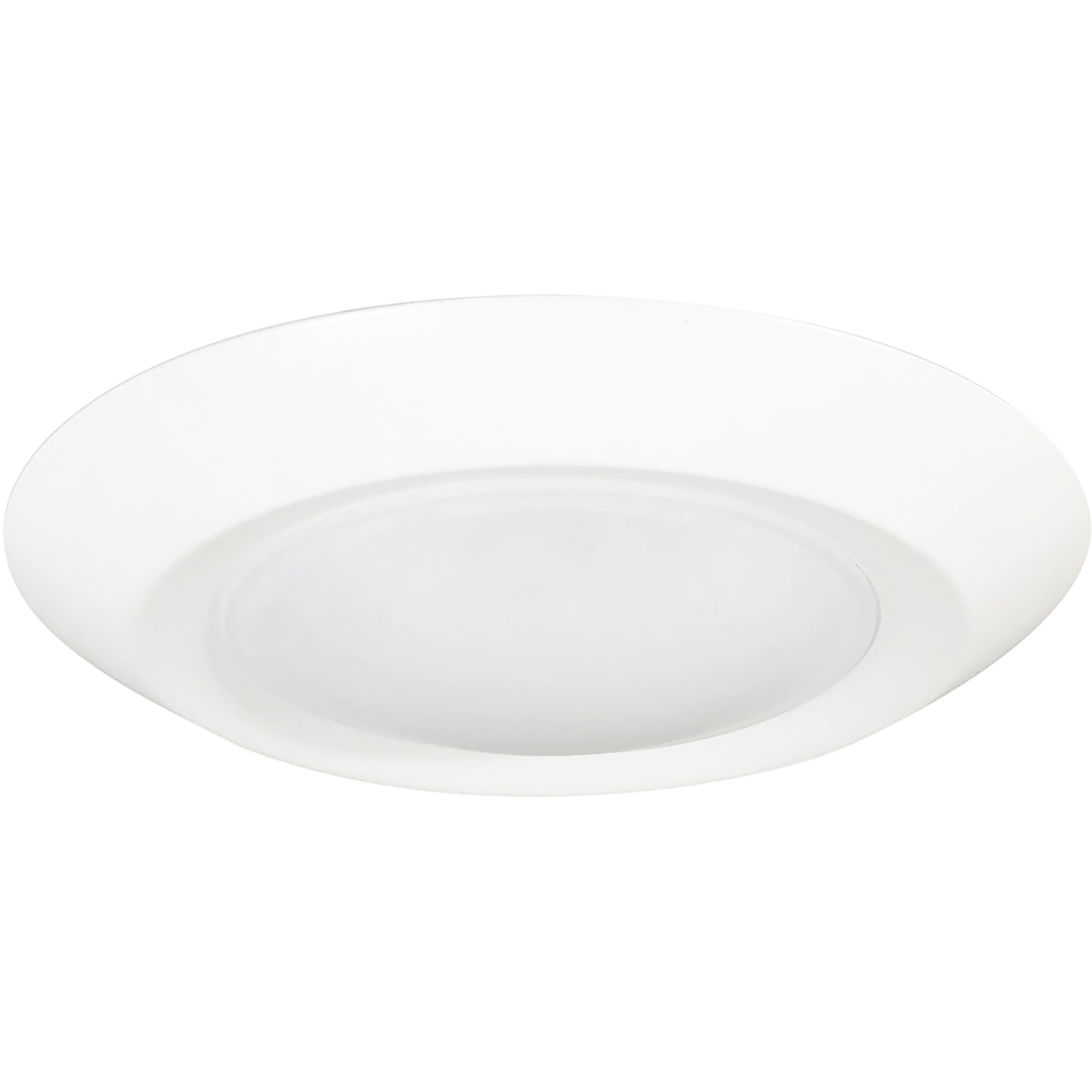 Opal LED 7.38 inch White Surface Mount Ceiling Light in 4000K, Regressed