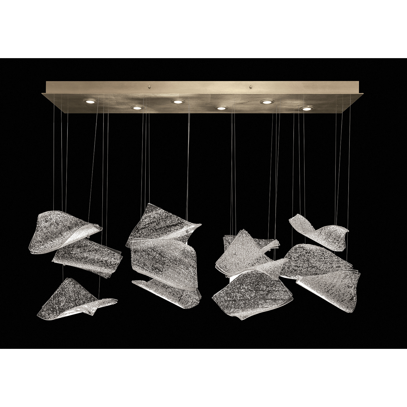 Elevate LED 50 inch Gold Pendant Ceiling Light