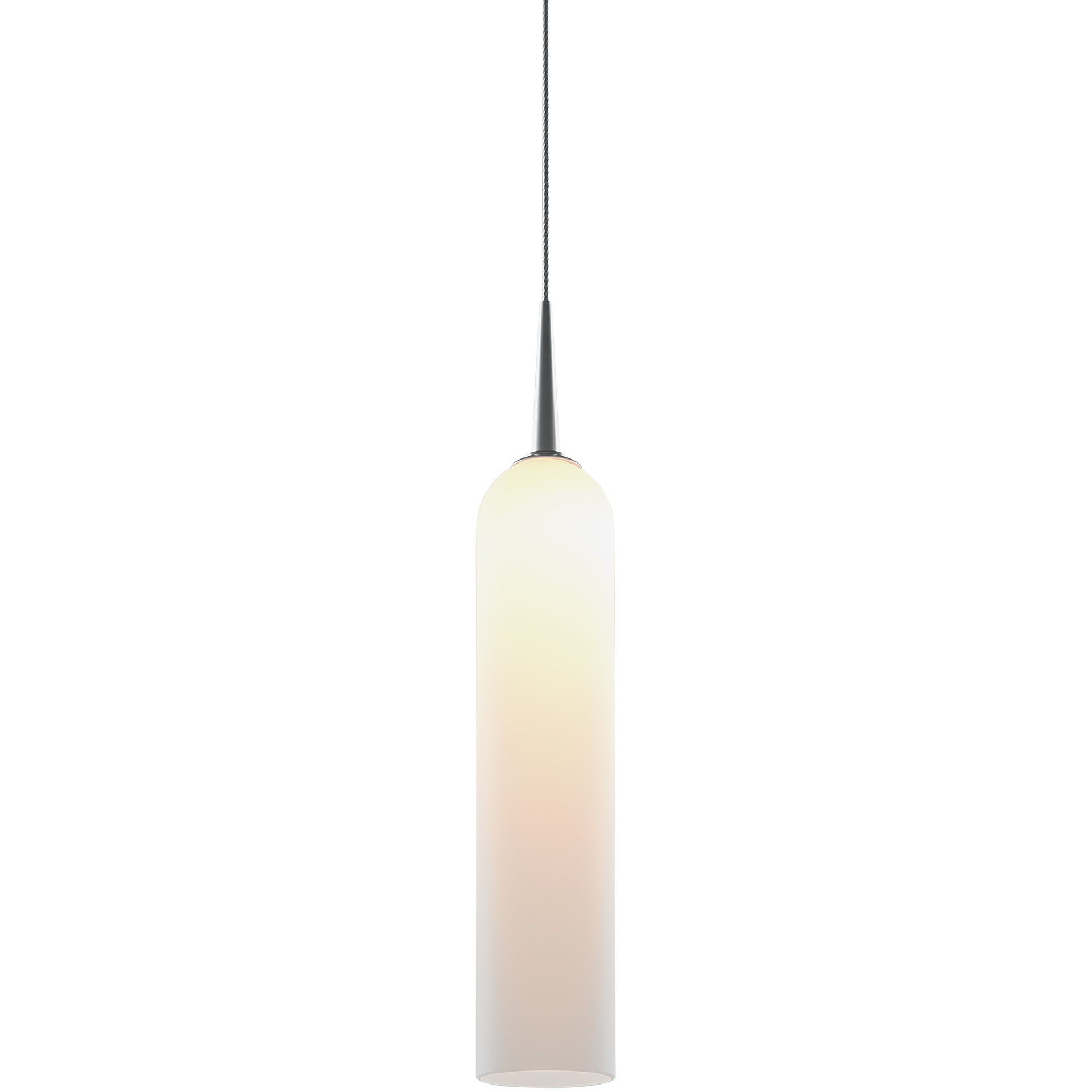 Candle LED 2 inch Chrome Pendant Ceiling Light