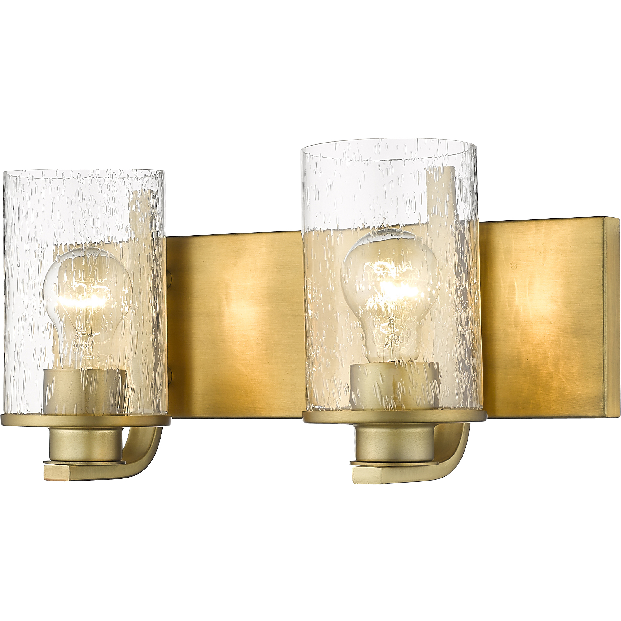 Beckett 2 Light 16 inch Olde Brass Vanity Wall Light