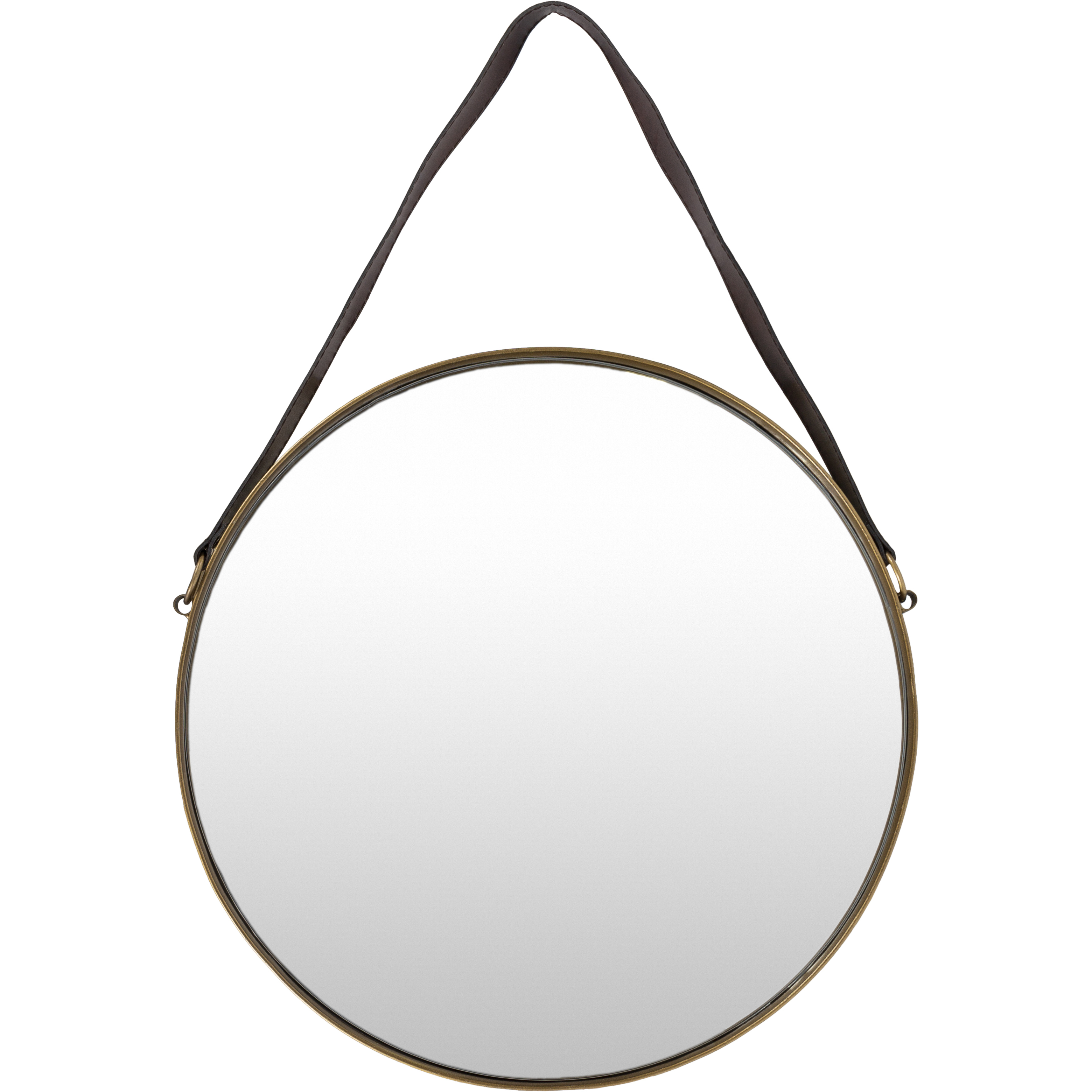 Lathan 28 X 18 inch Light Grey Mirror, Round