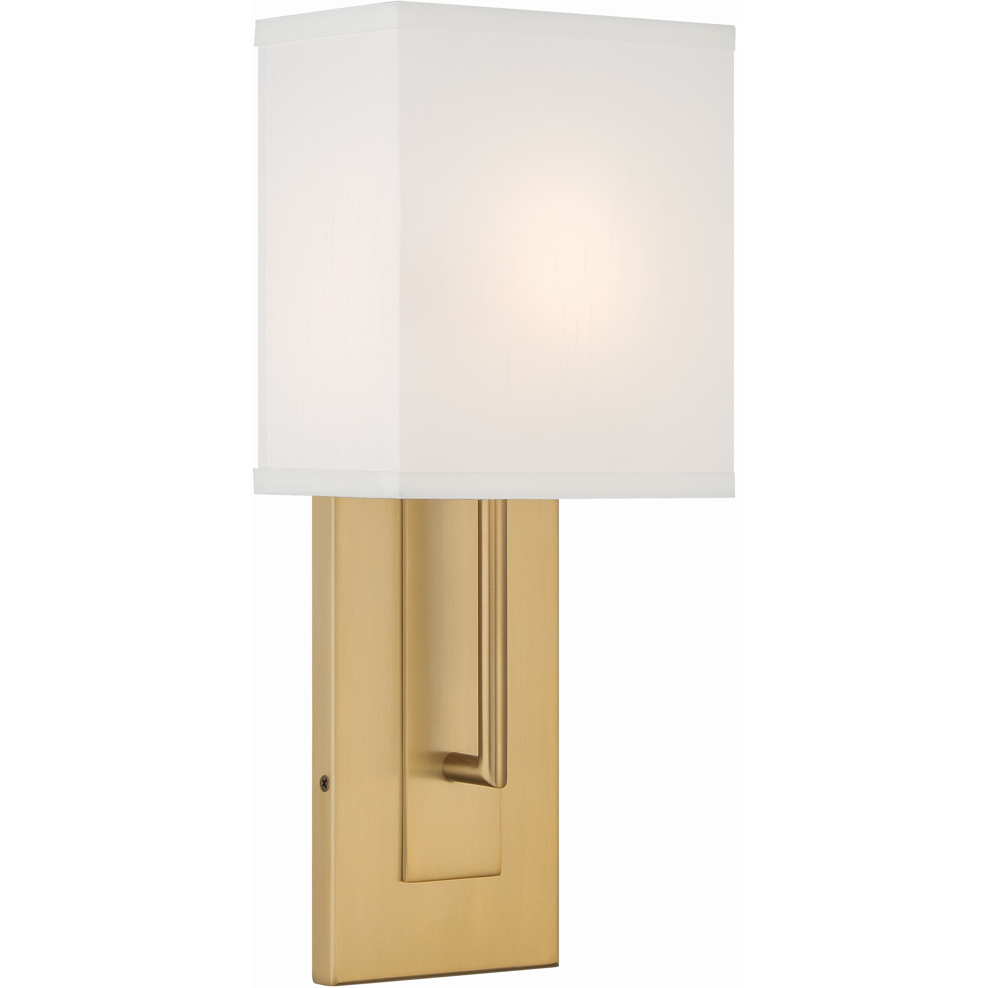 Brent Bath Sconce Wall Light in Vibrant Gold