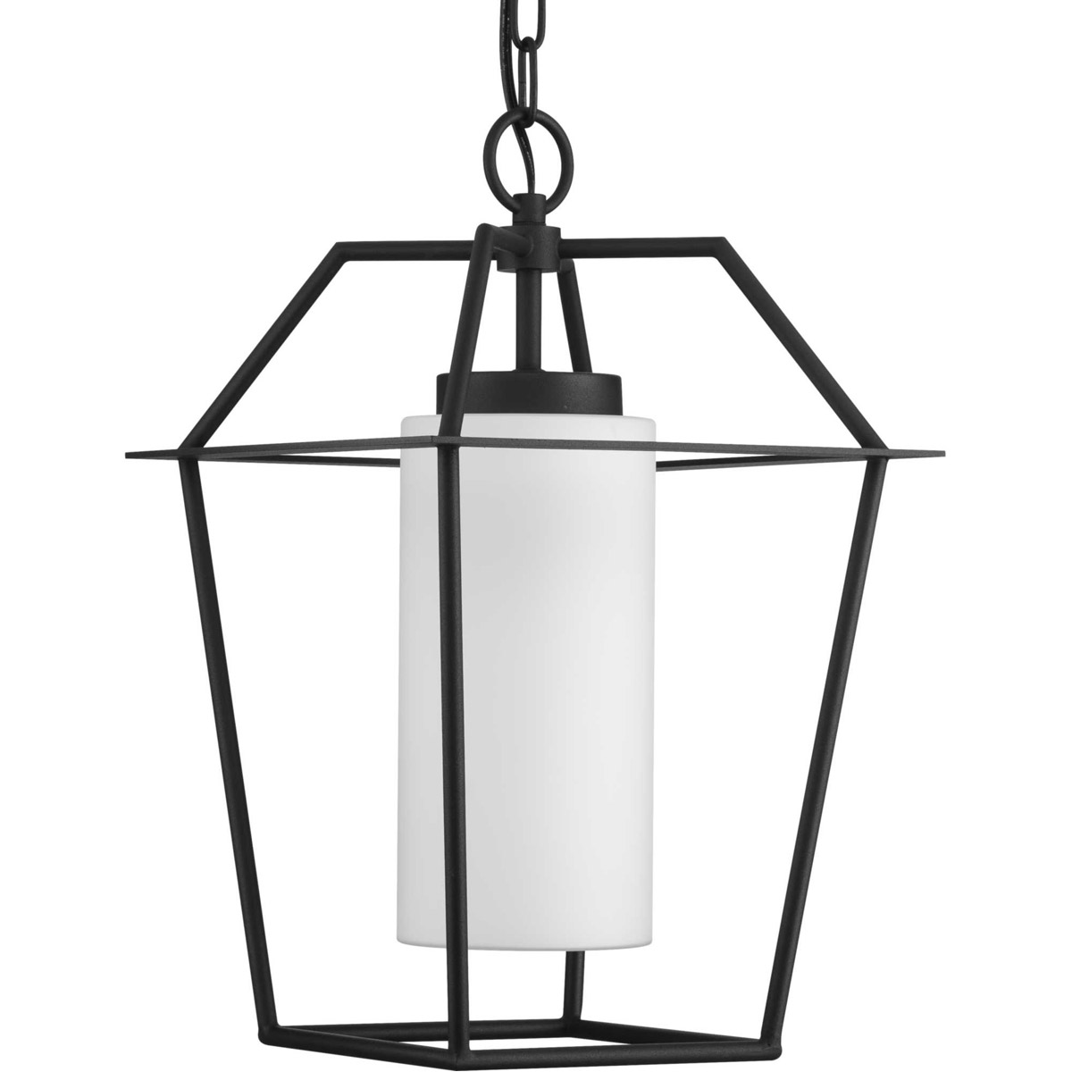 Chilton 1 Light 11 inch Textured Black Outdoor Hanging Lantern