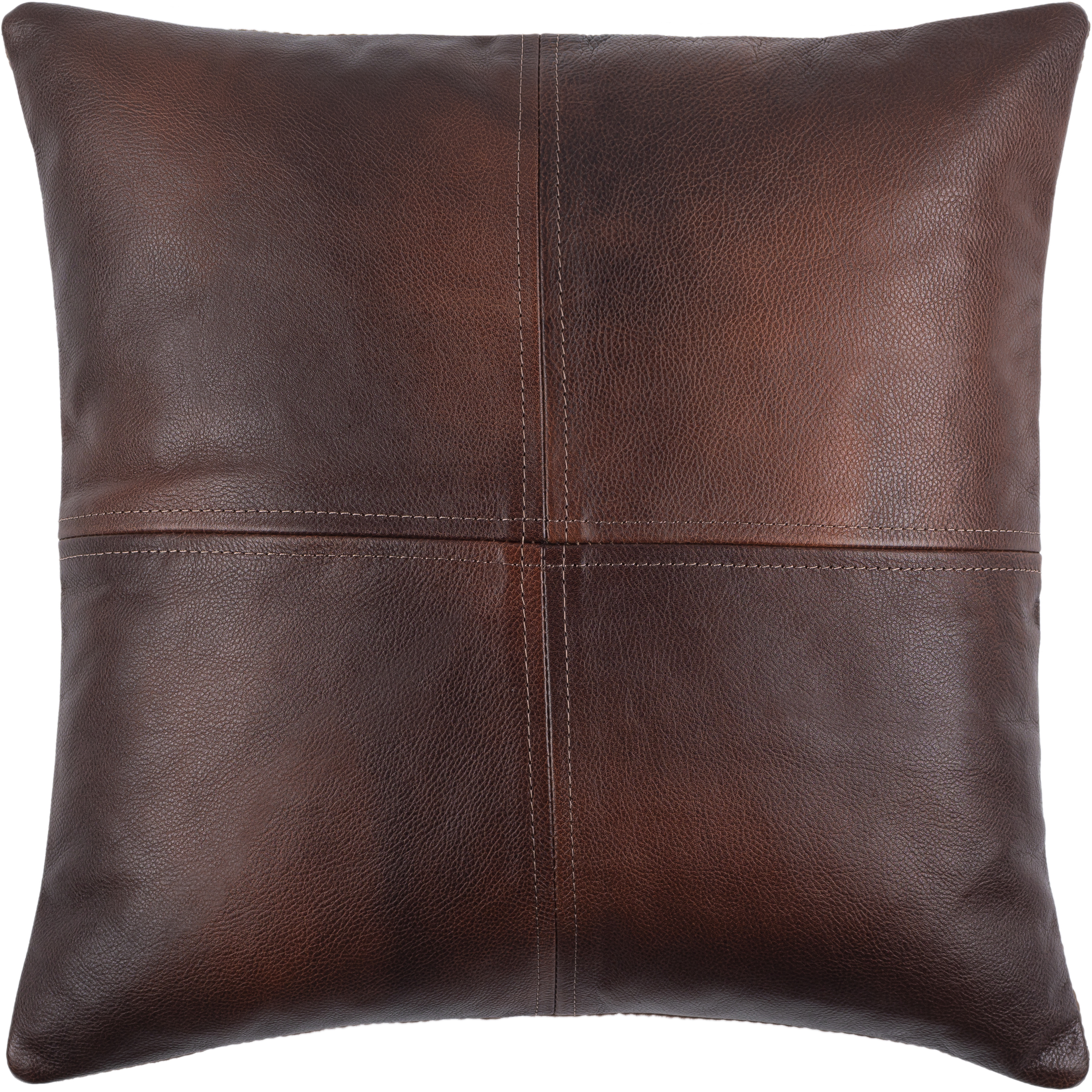 Sheffield 18 inch Dark Brown Pillow Kit in 18 x 18, Square