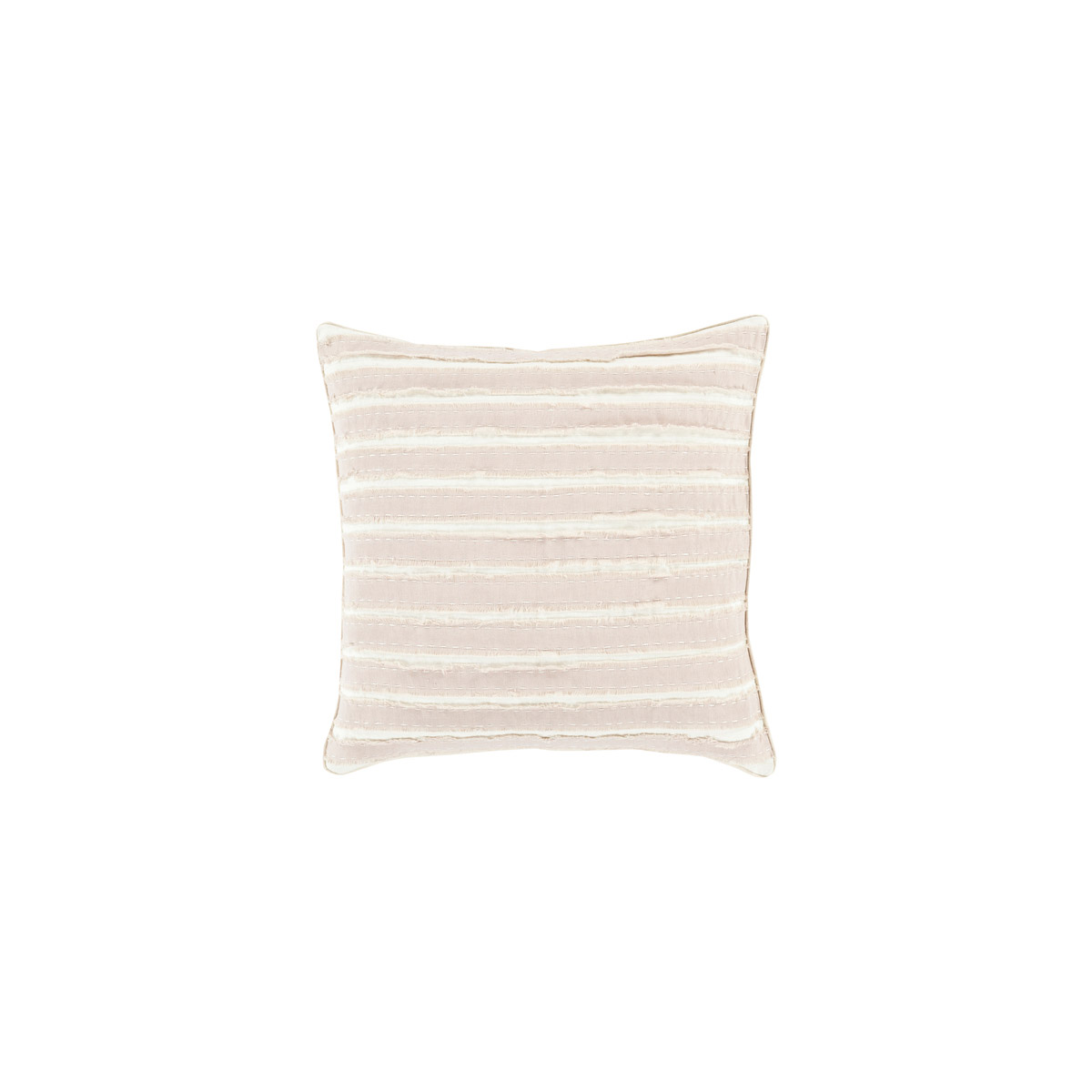 Willow 20 X 20 inch Taupe and Cream Throw Pillow