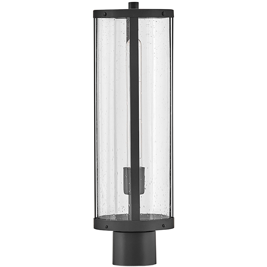 Alfie 1 Light 20 inch Black Outdoor Post Mount