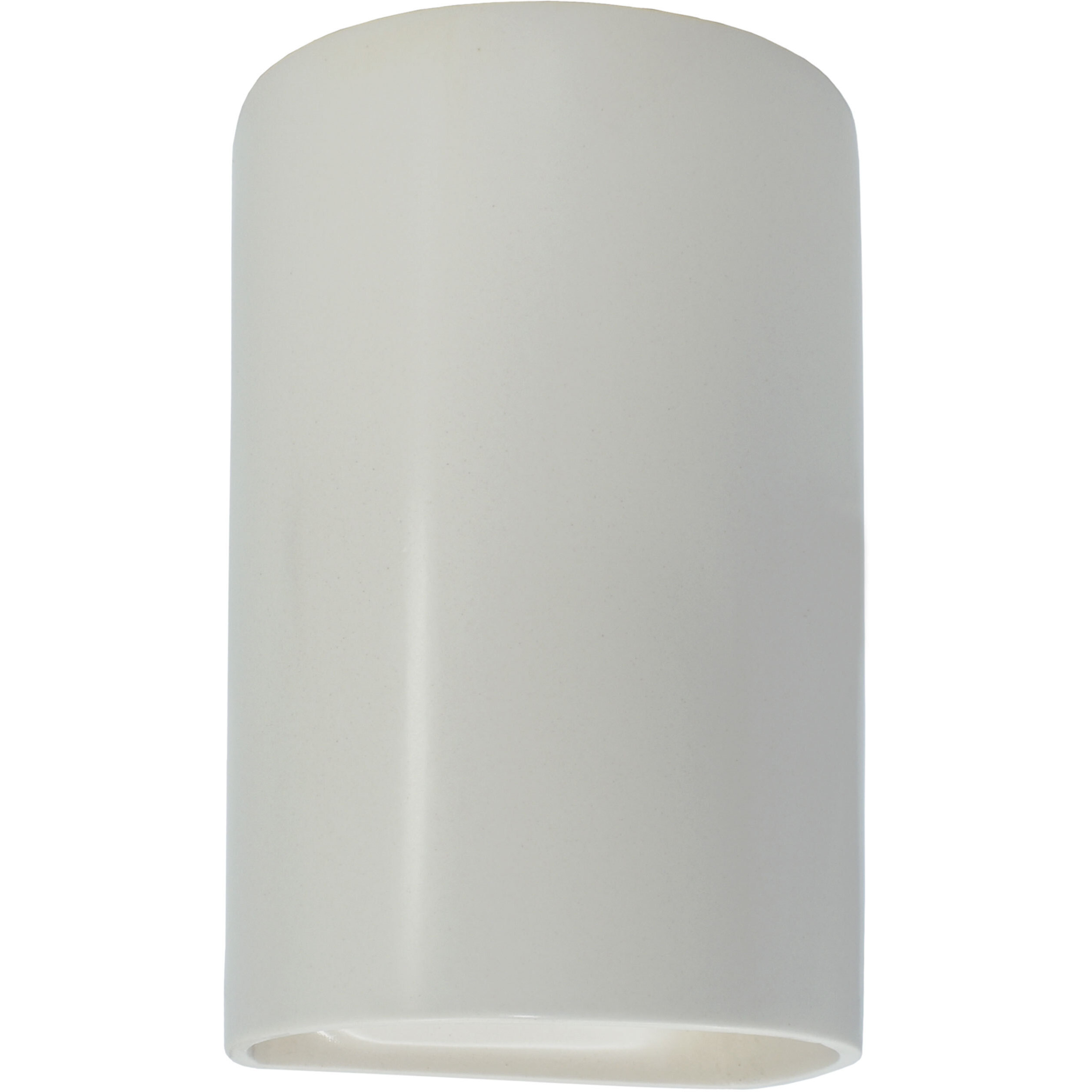 Ambiance Cylinder LED 5.75 inch Matte White ADA Wall Sconce Wall Light, Small