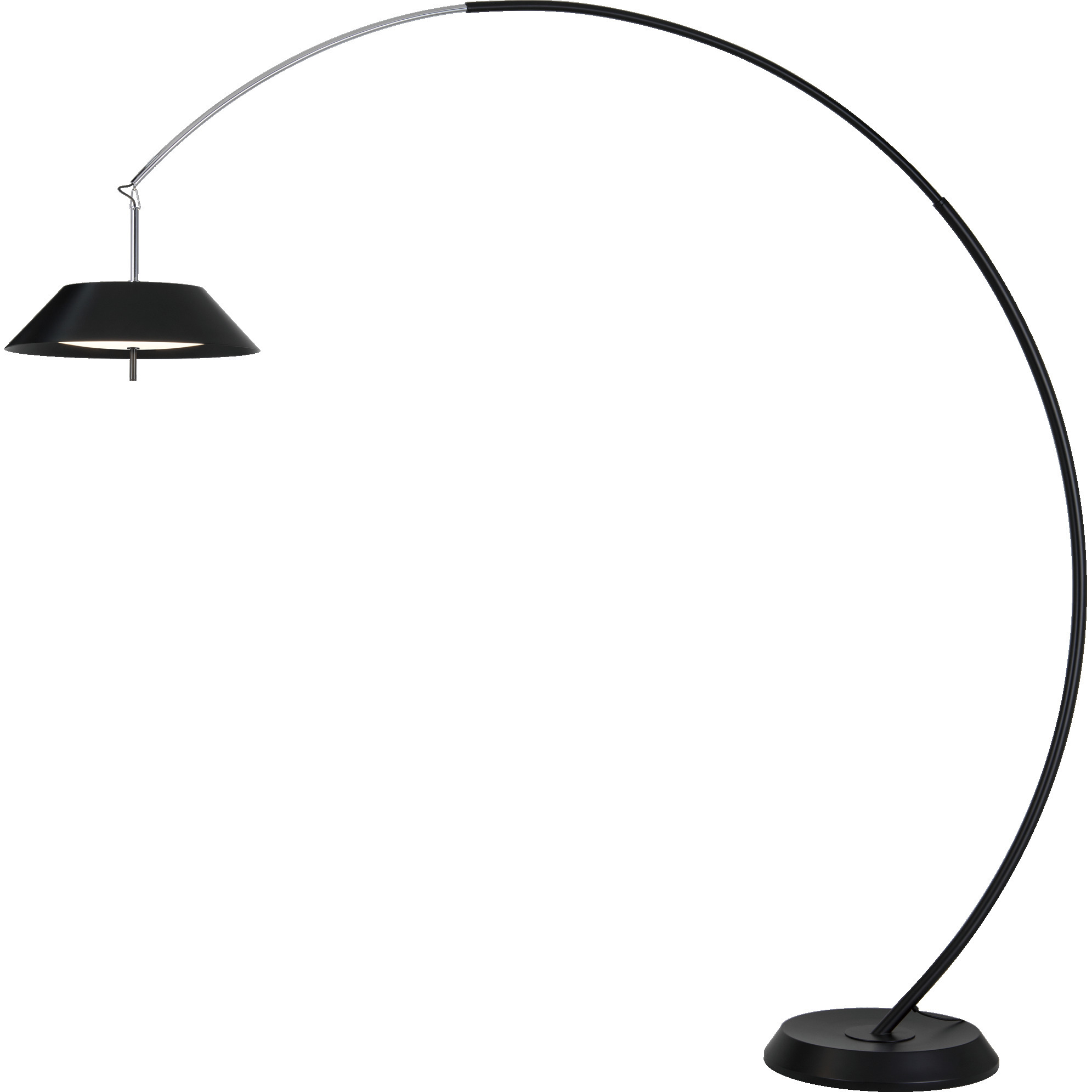 Boccia 73.5 inch 35.00 watt Chrome with Matte Black Floor Lamp Portable Light