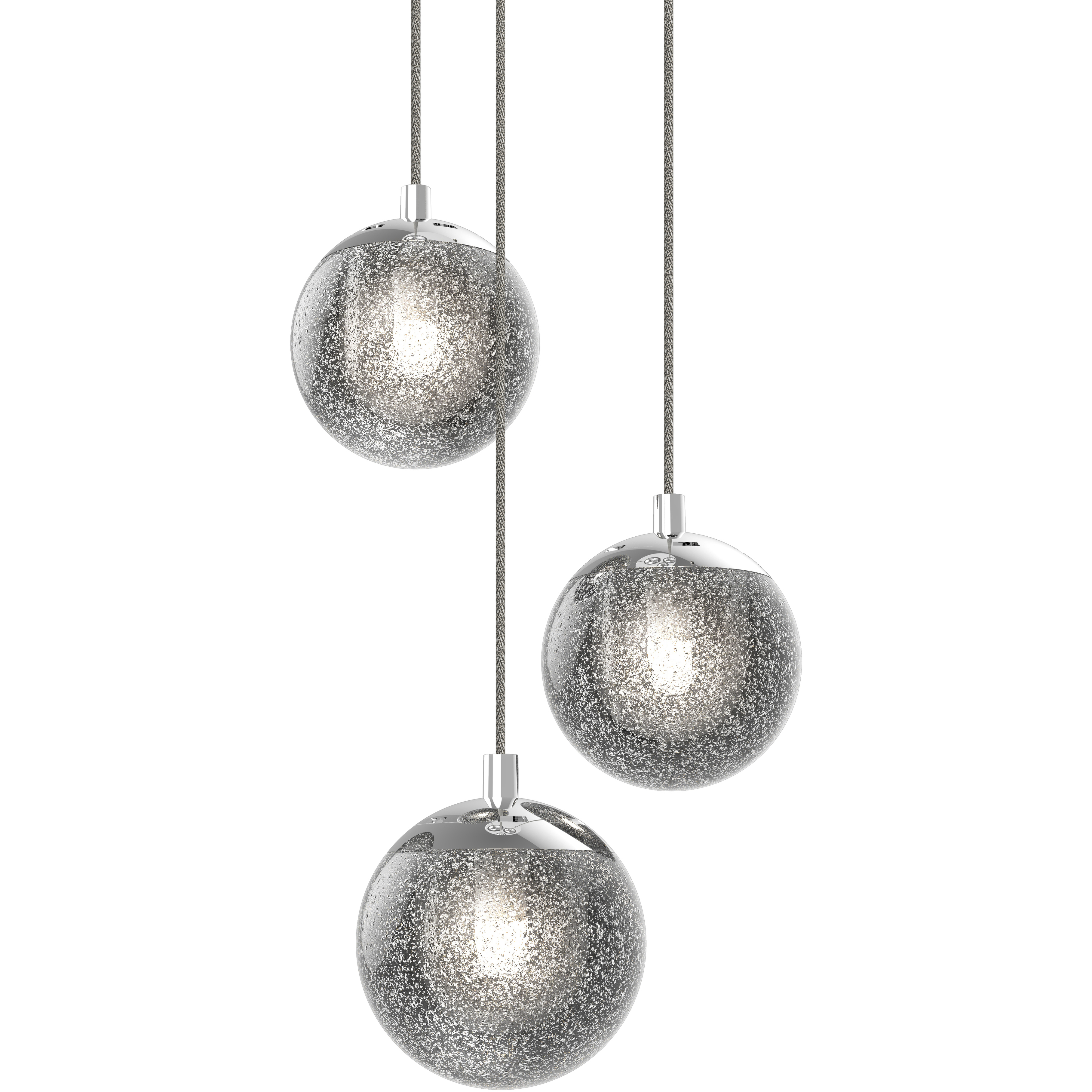 Champagne Bubbles LED 8.5 inch Polished Chrome Pendant Ceiling Light