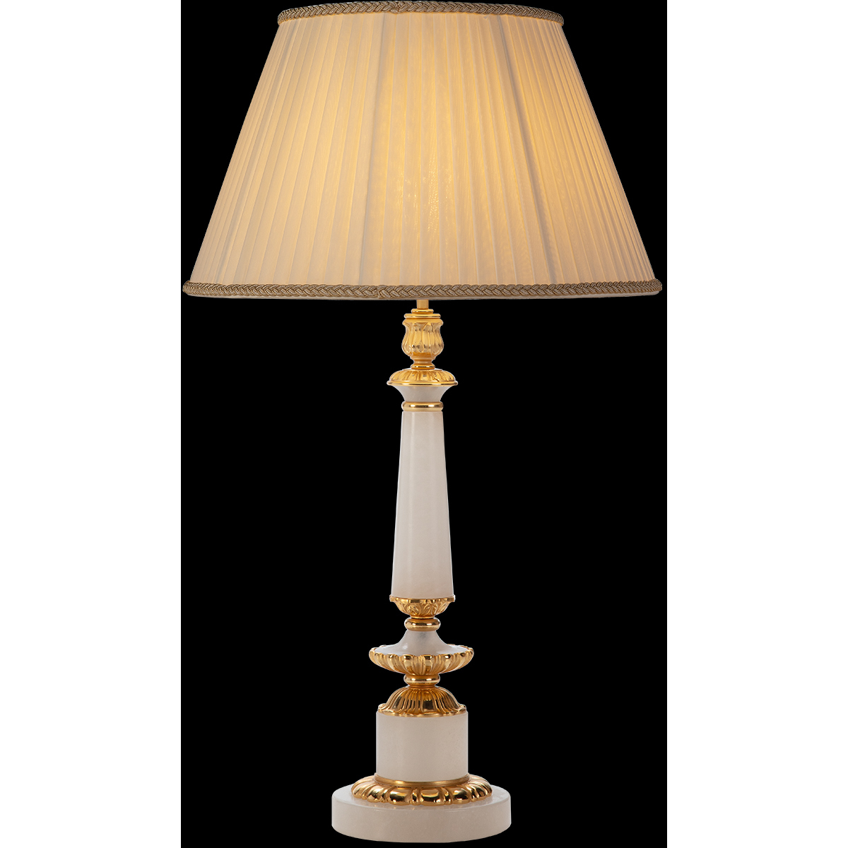Mariner Luxury 29.92 inch 9 watt Antique Gold Plated Table Lamp Portable Light