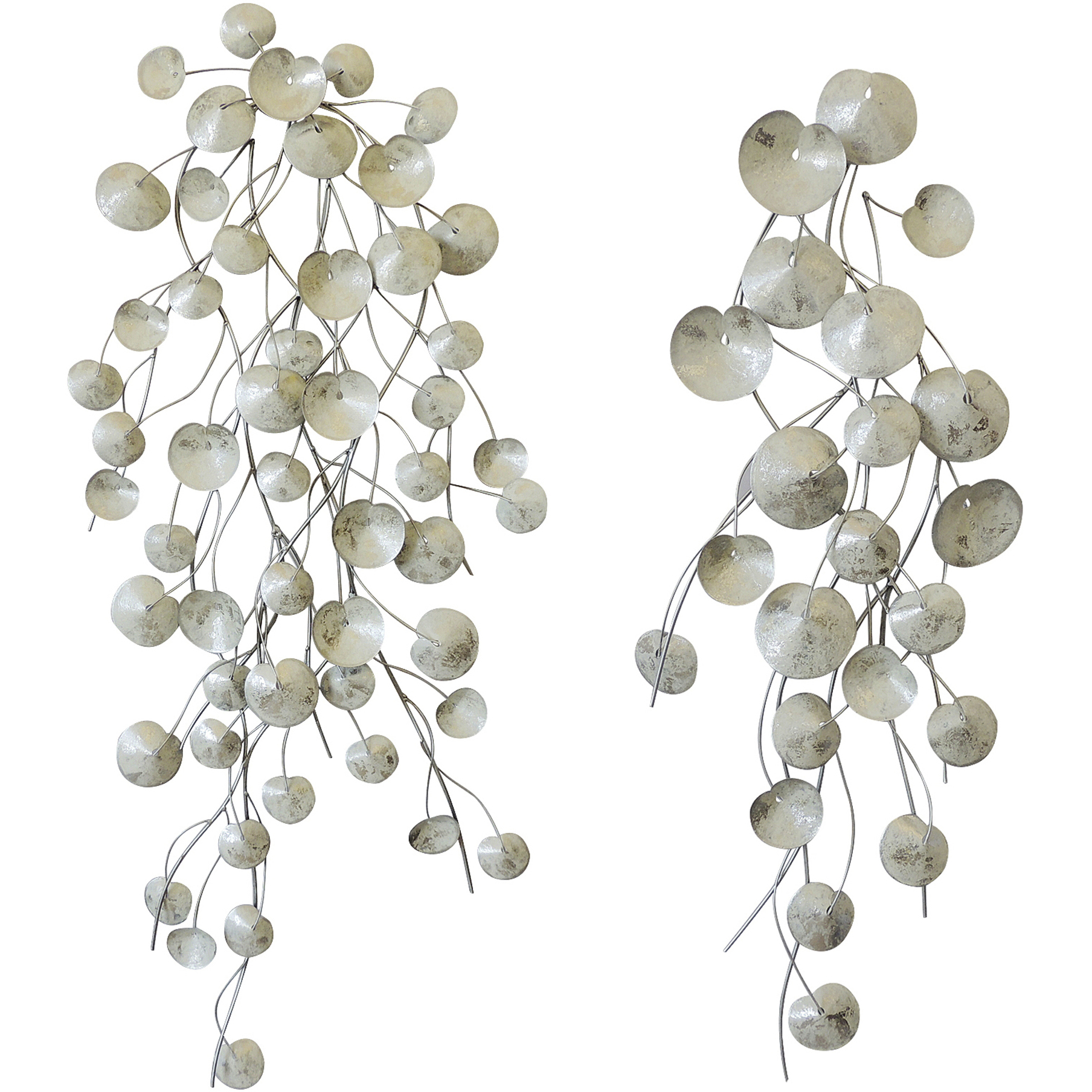 Aurelia White Wall D&eacute;cor, Set of 2