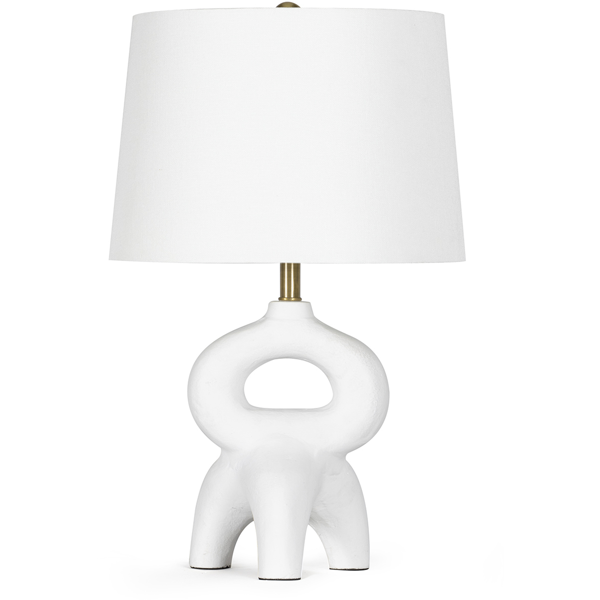 Jacob 17.5 inch 60.00 watt White Table Lamp Portable Light