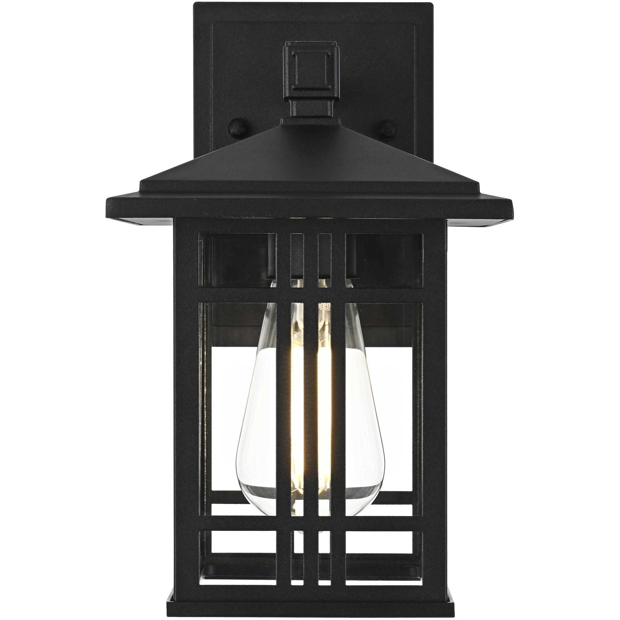 Harley 1 Light 10 inch Black Outdoor Wall Sconce