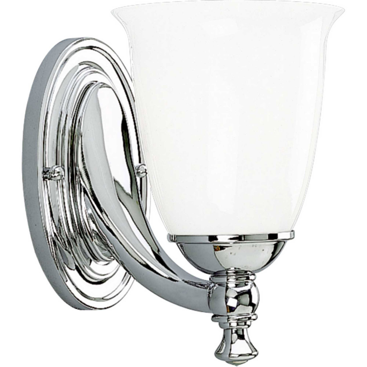 Victorian 1 Light 6 inch Polished Chrome Bath Vanity Wall Light, Delta