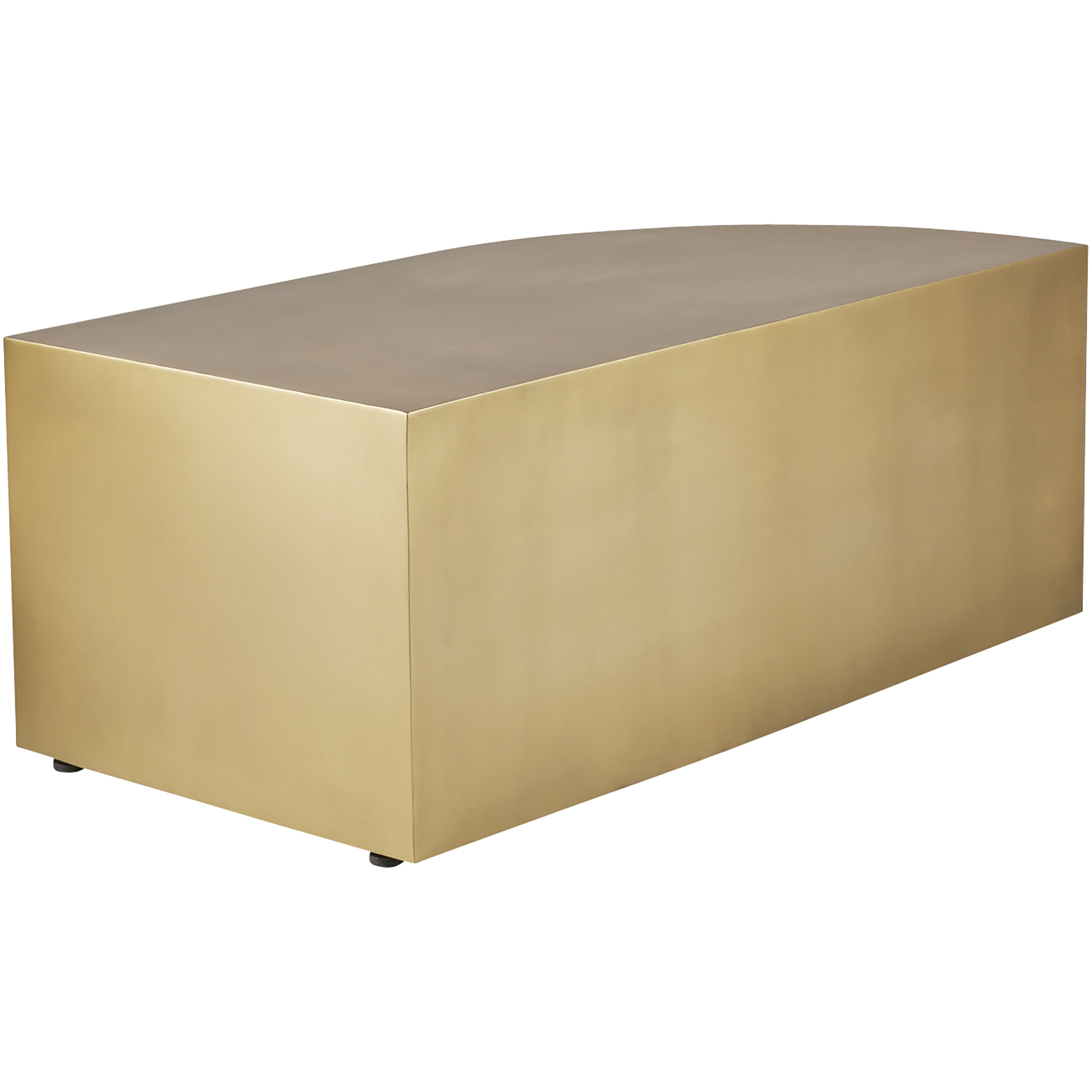 Cortez 44 X 22 inch Antique Brass Coffee Table