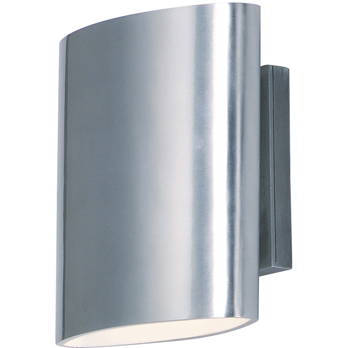 Lightray LED 7 inch Brushed Aluminum Outdoor Wall Mount
