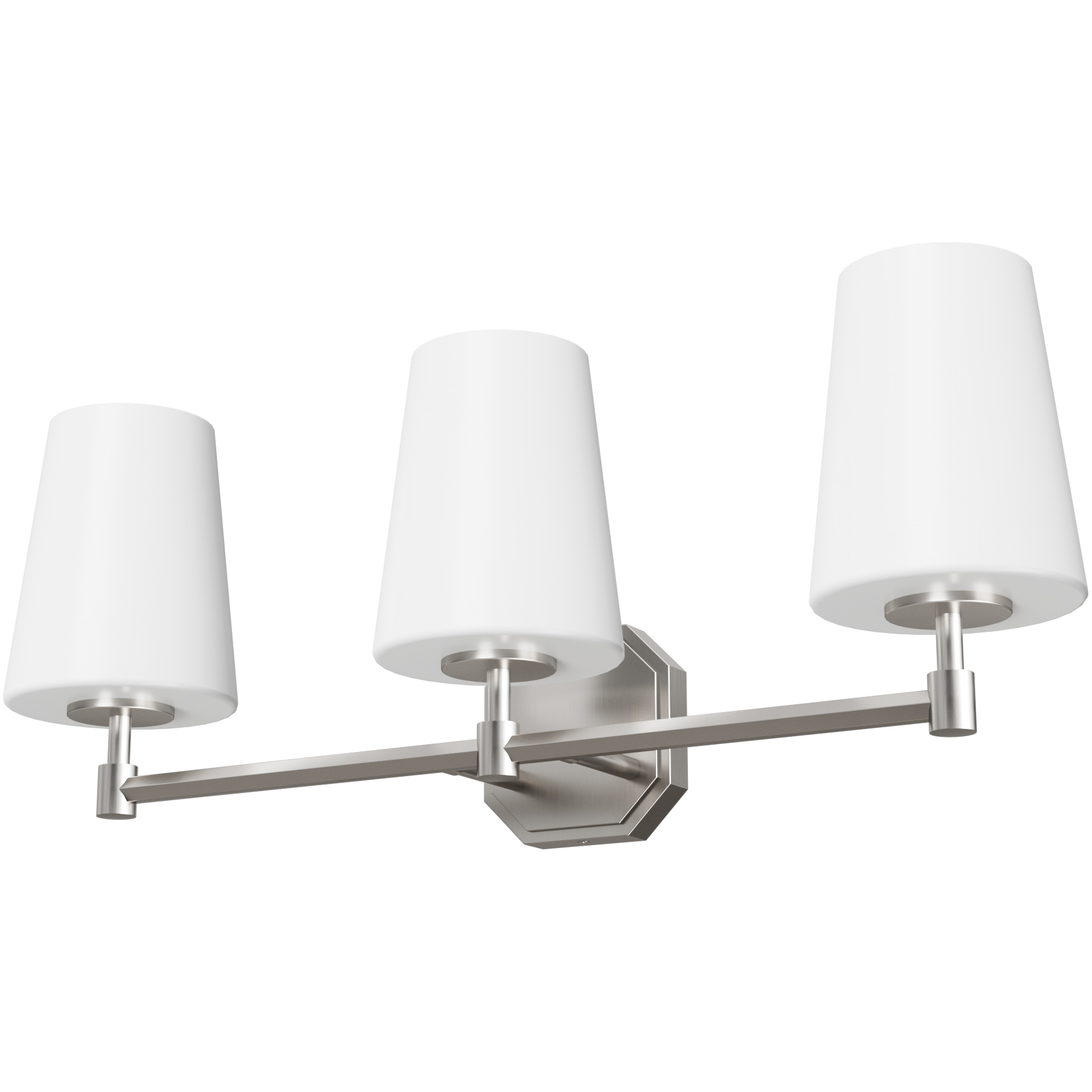 Nolita 3 Light 24.5 inch Brushed Nickel Vanity Light Wall Light