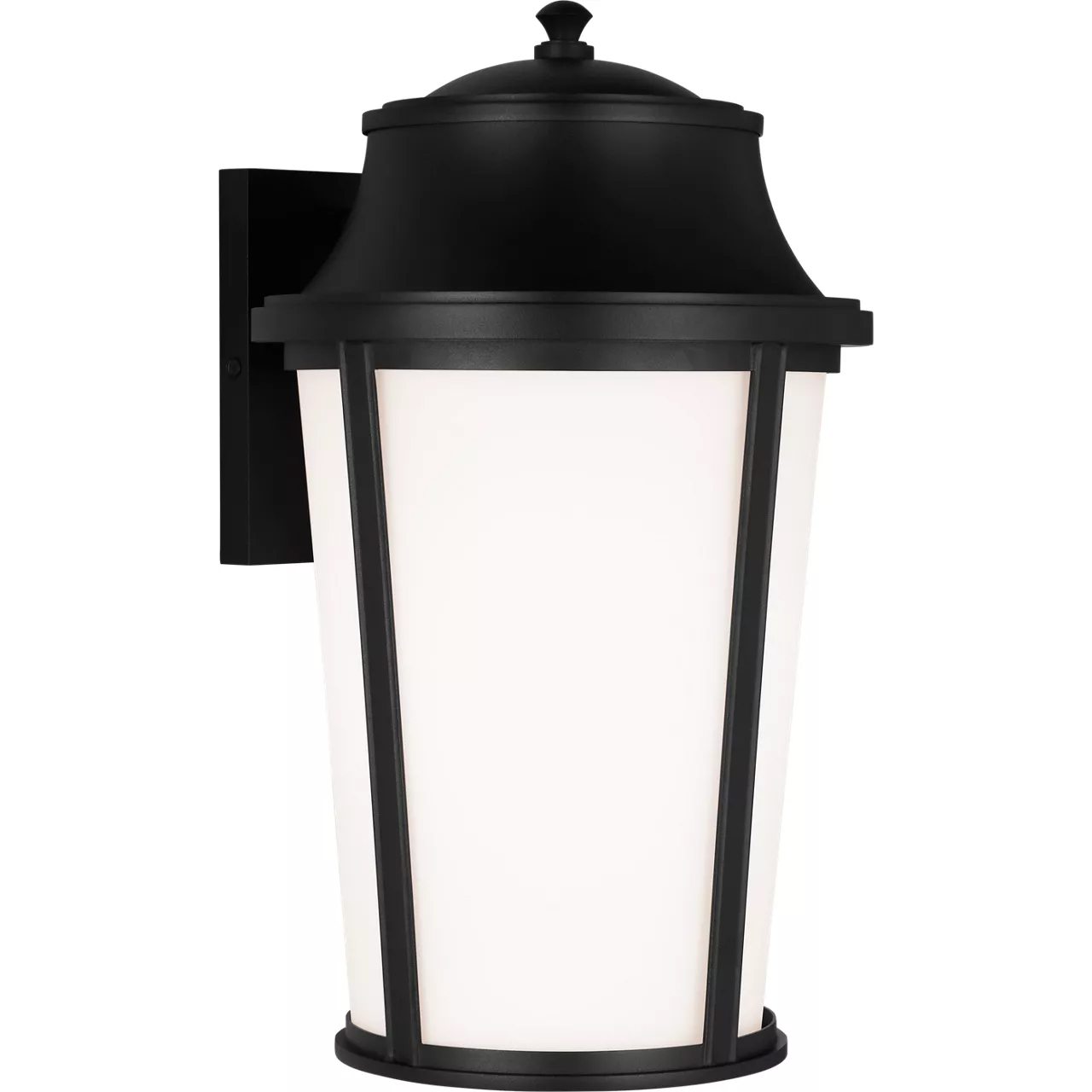 Portola 1 Light 18 inch Textured Black Outdoor Wall Lantern, Large