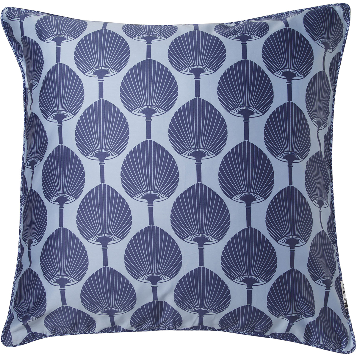 Kabuki 26 X 26 inch Dark Blue, Sky Blue Euro Sham