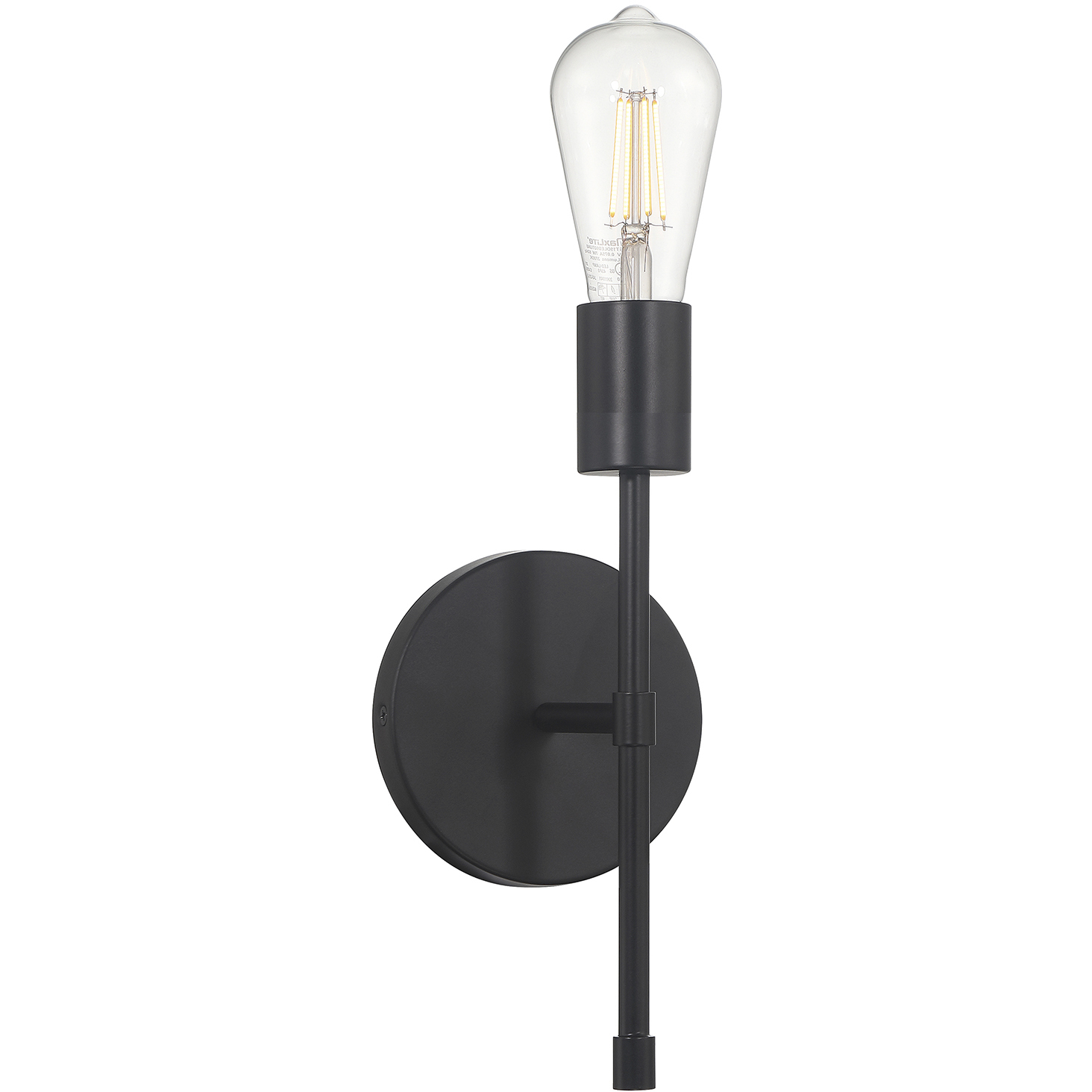 Iconic II LED 5 inch Matte Black Wall Sconce Wall Light