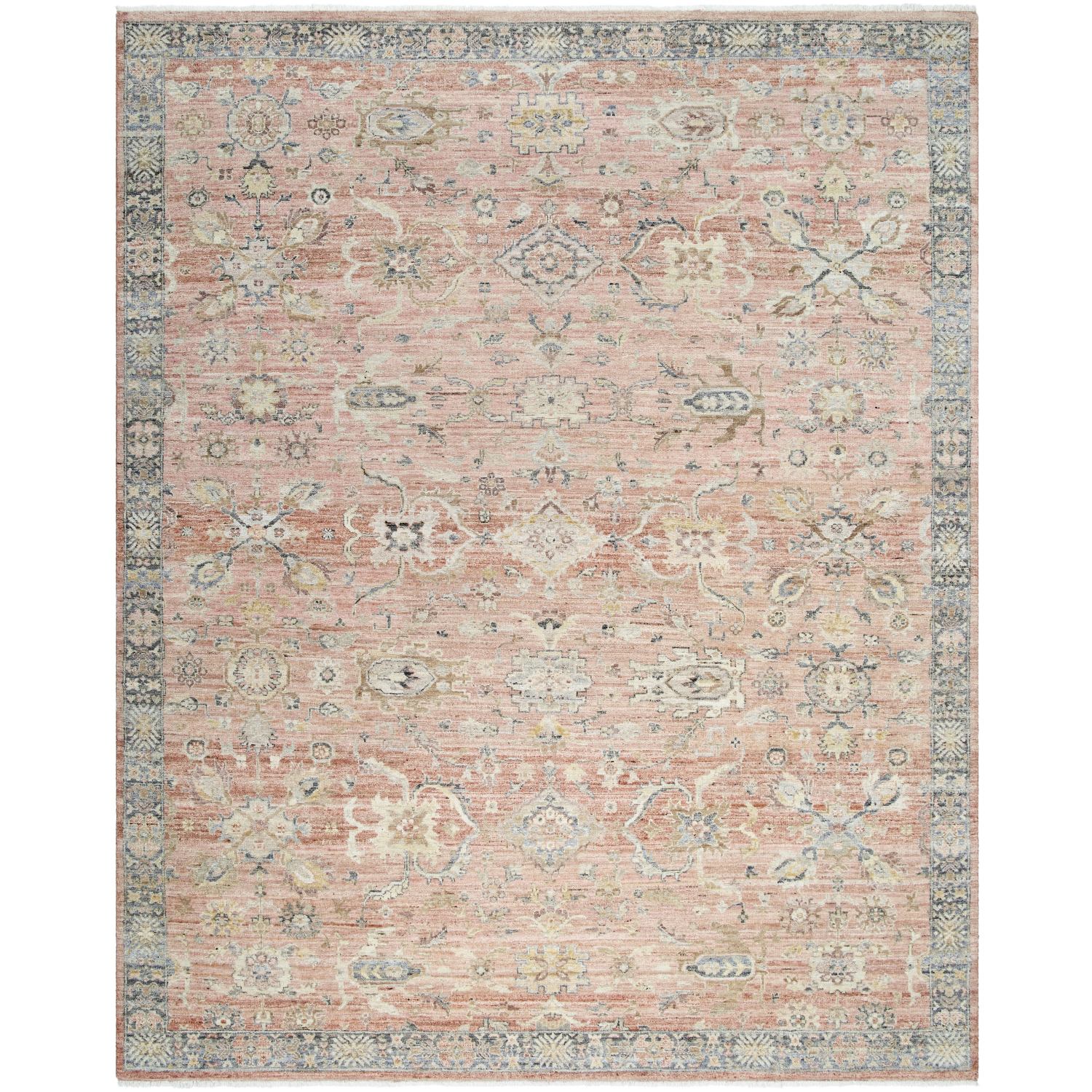 Khorasan 36 X 24 inch Warm Grey / Ash / Khaki / Sage / Pearl Handmade Rug in 2 x 3