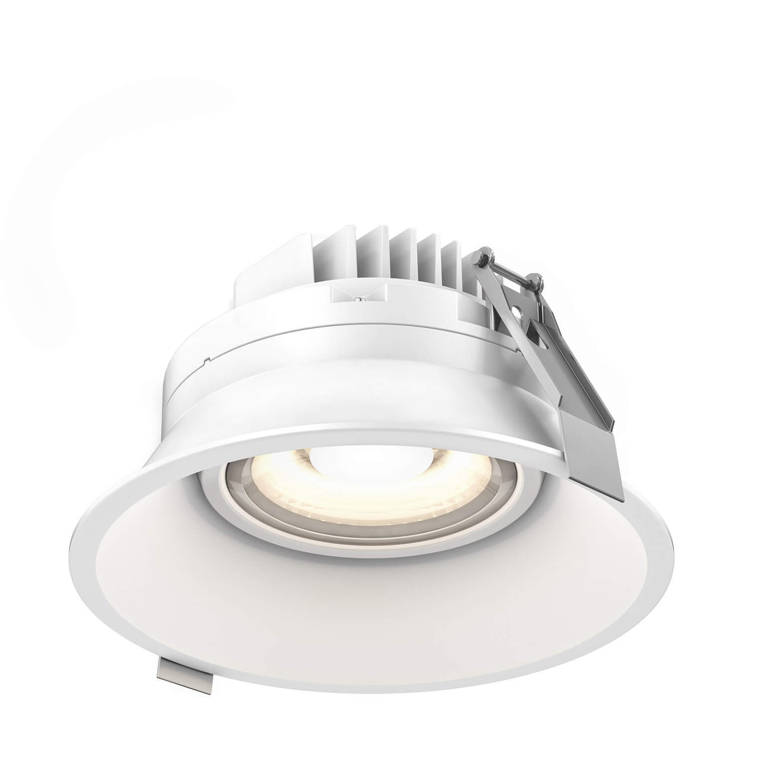 Facet White Regressed, Gimbal Down Light