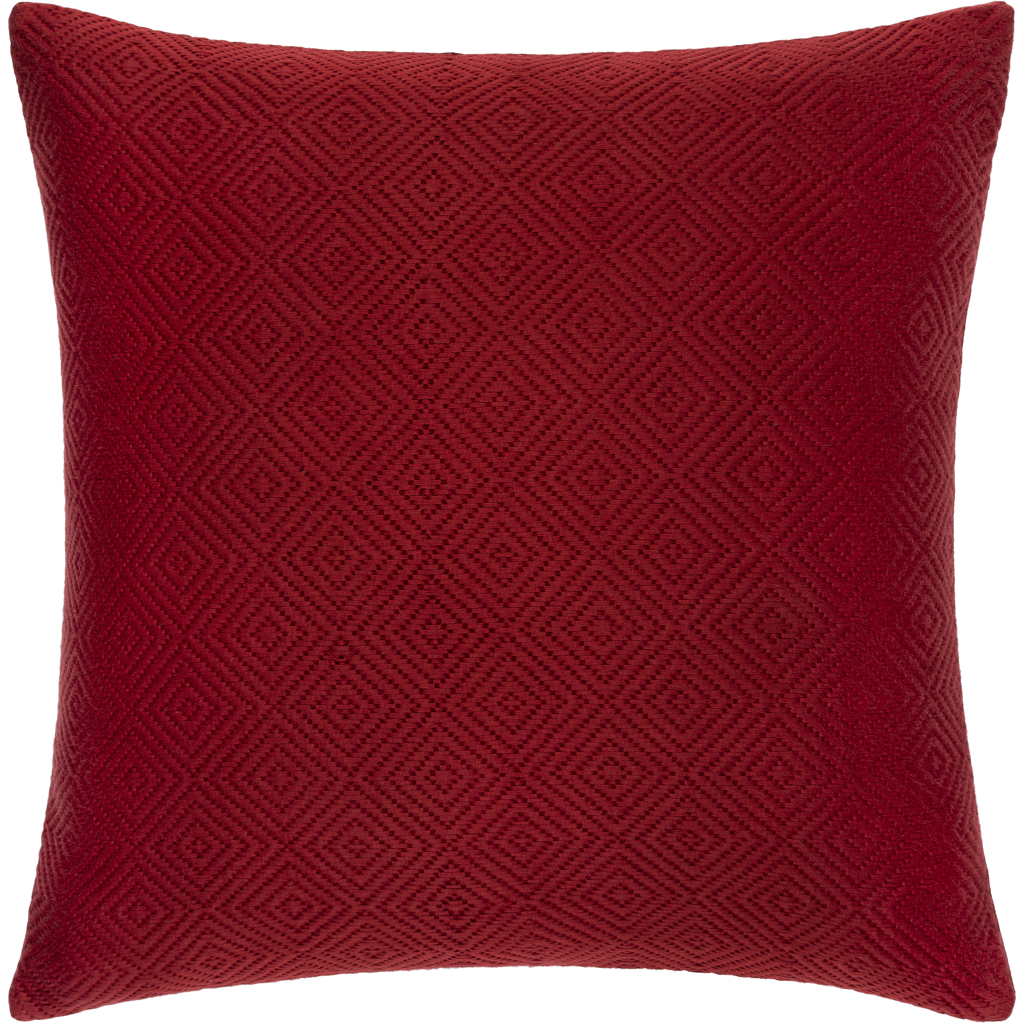 Camilla 22 X 22 inch Burgundy Pillow Kit, Square