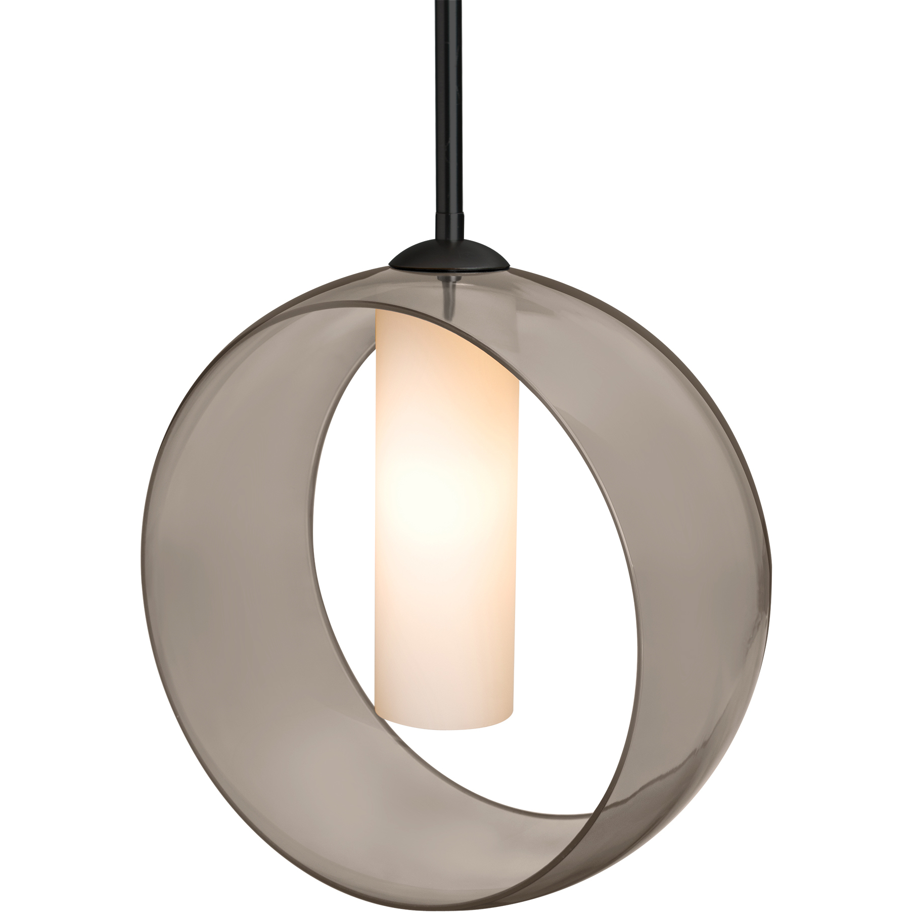 Plato LED Black Stem Pendant Ceiling Light