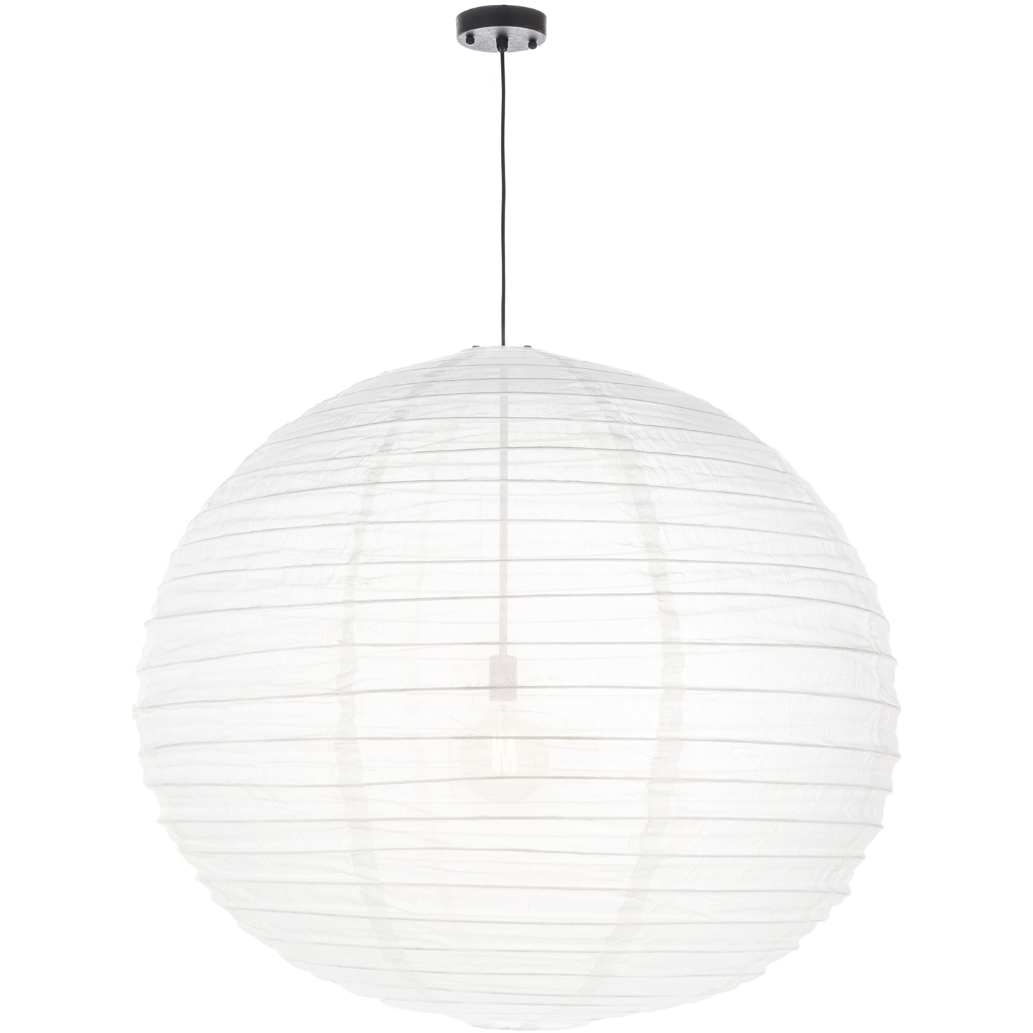 Ringo 1 Light 42 inch White Pendant Ceiling Light, Large