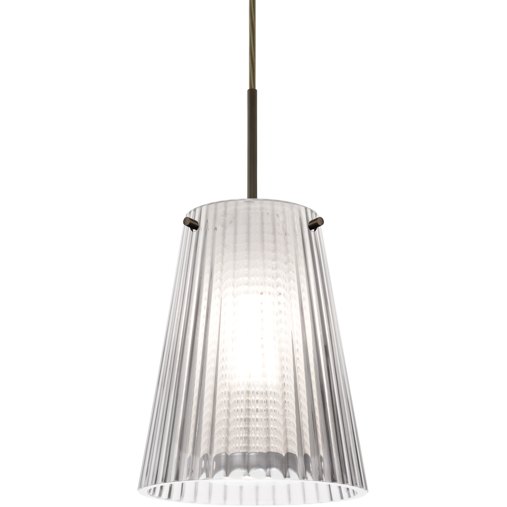 Dion 1 Light Bronze Cord Pendant Ceiling Light