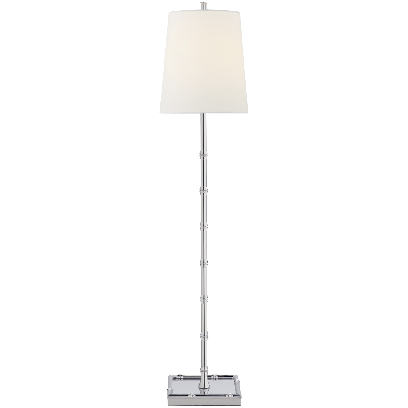 Studio VC Grenol 32.5 inch 40 watt Polished Nickel Buffet Lamp Portable Light in Linen