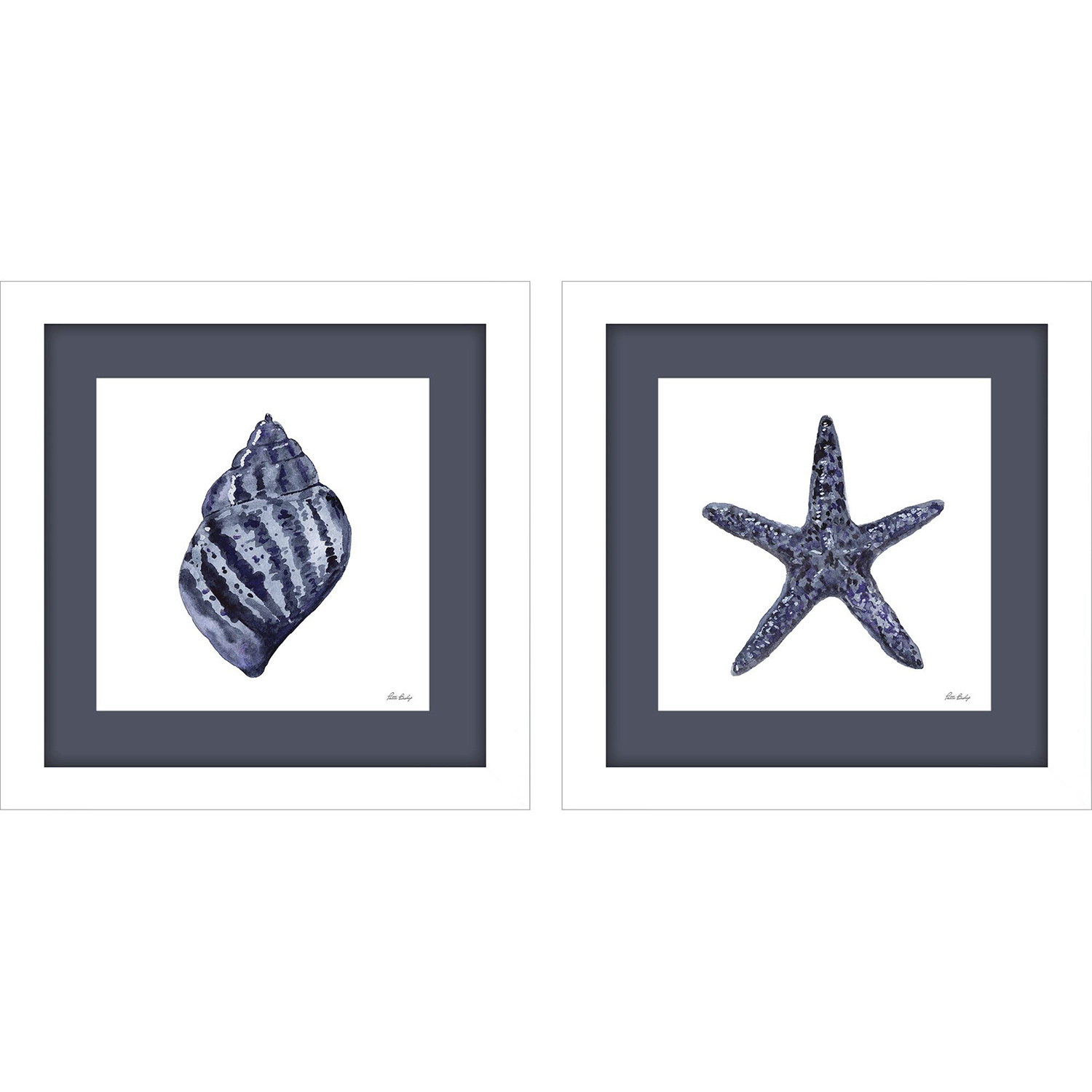 In the Blue Too / In the Deep Blue Blue Framed Art, Propac