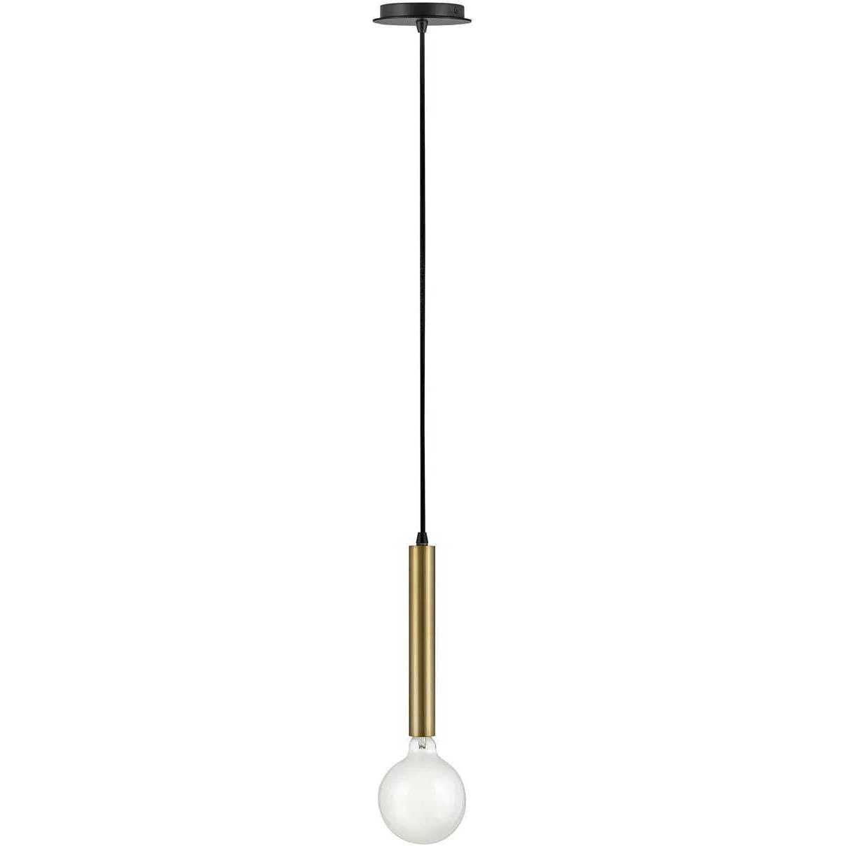 Bobbie LED 5.5 inch Lacquered Brass Pendant Ceiling Light