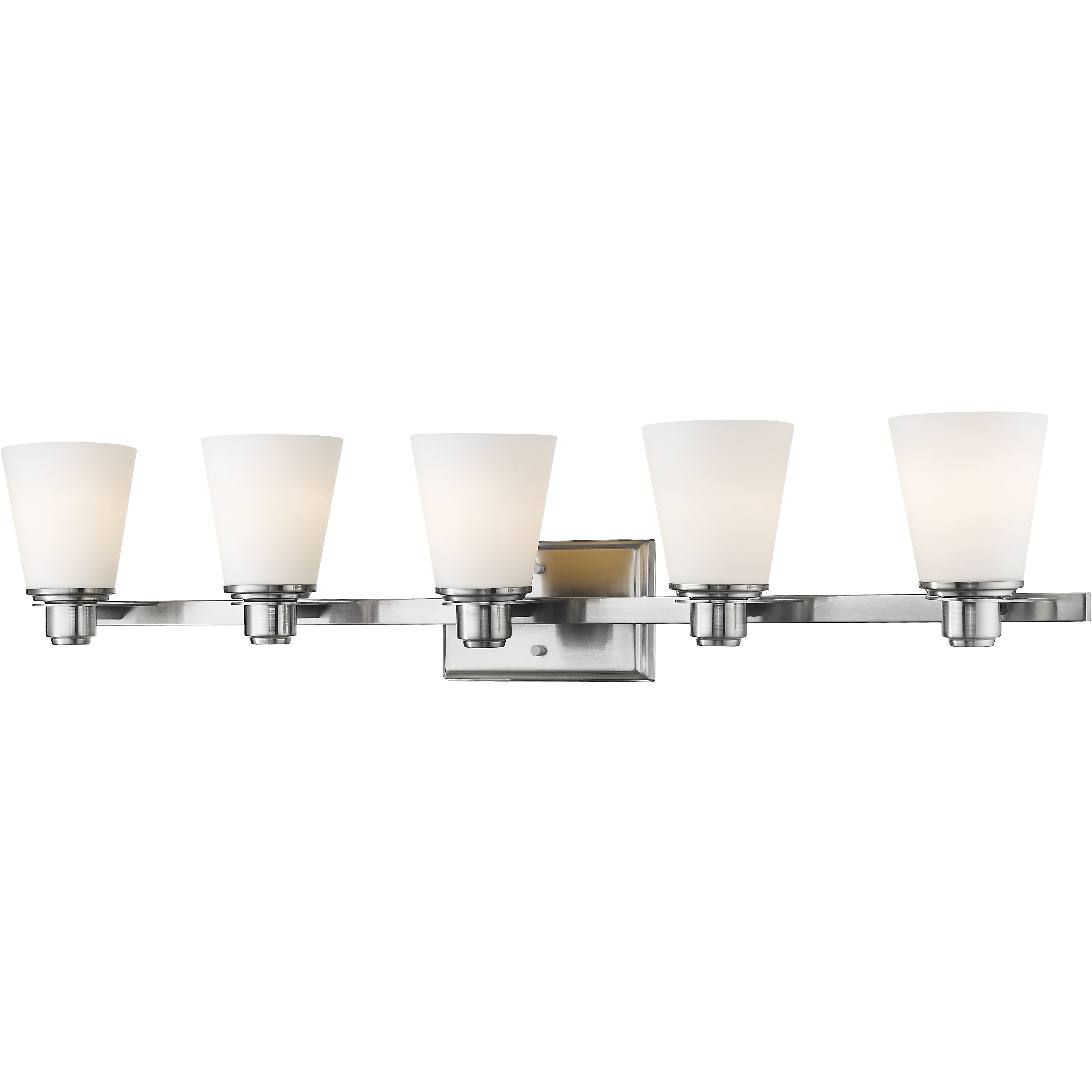 Kayla 5 Light 38.63 inch Brushed Nickel Vanity Wall Light