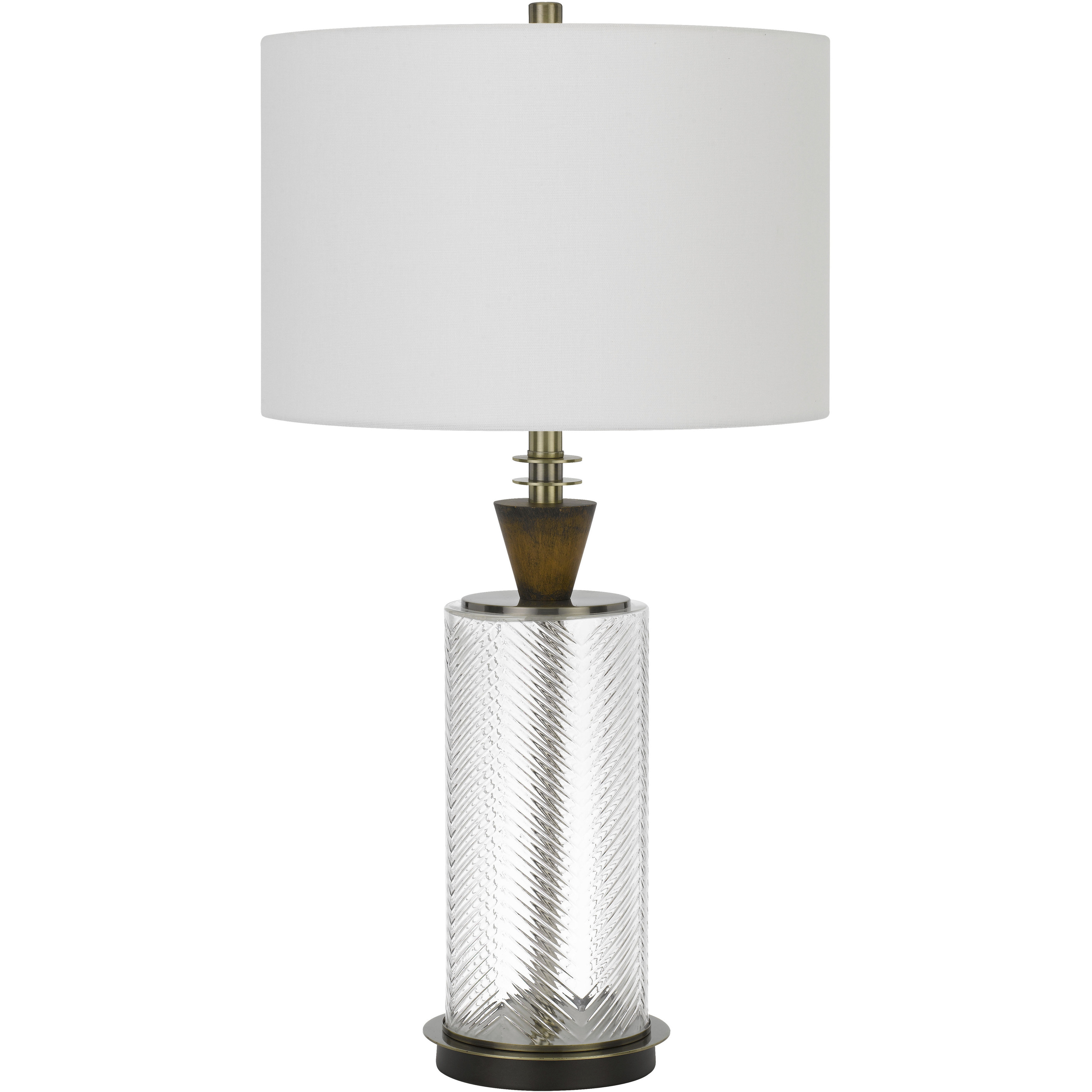 Sherwood 30 inch 150.00 watt Glass/Dark Bronze Table Lamp Portable Light