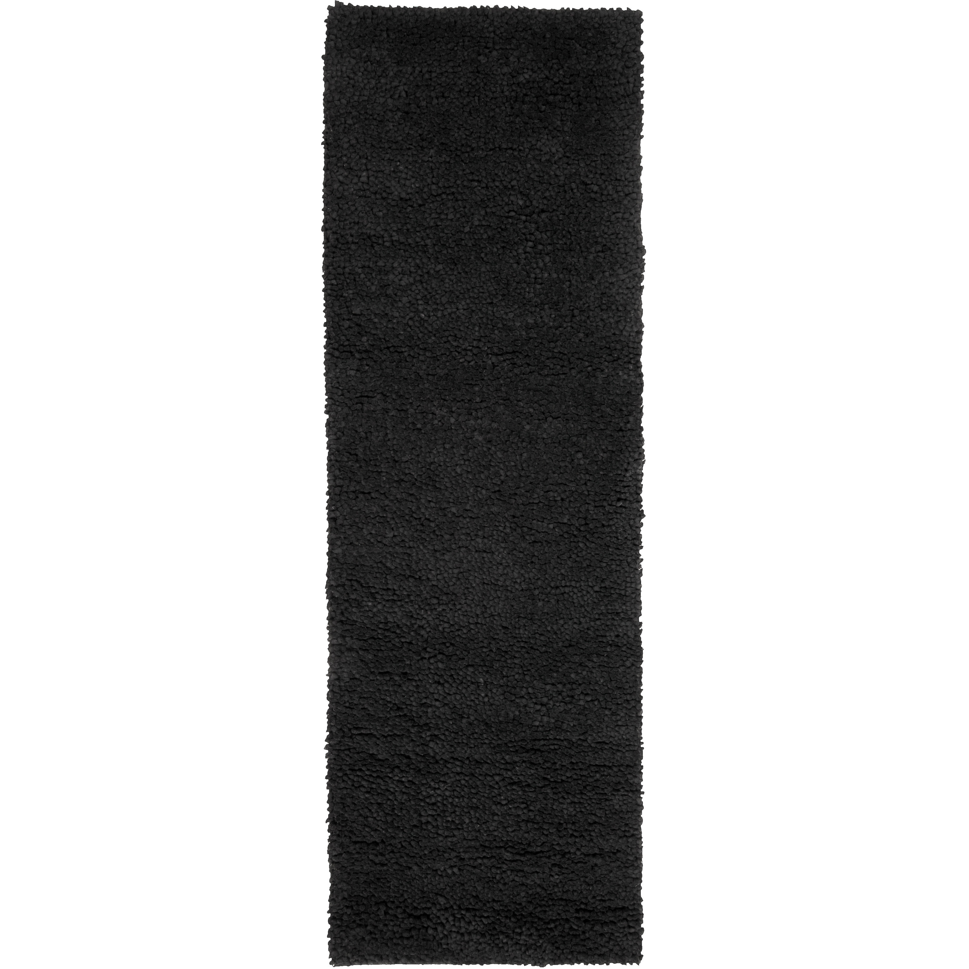 Aros 120 X 48 inch Black Rug